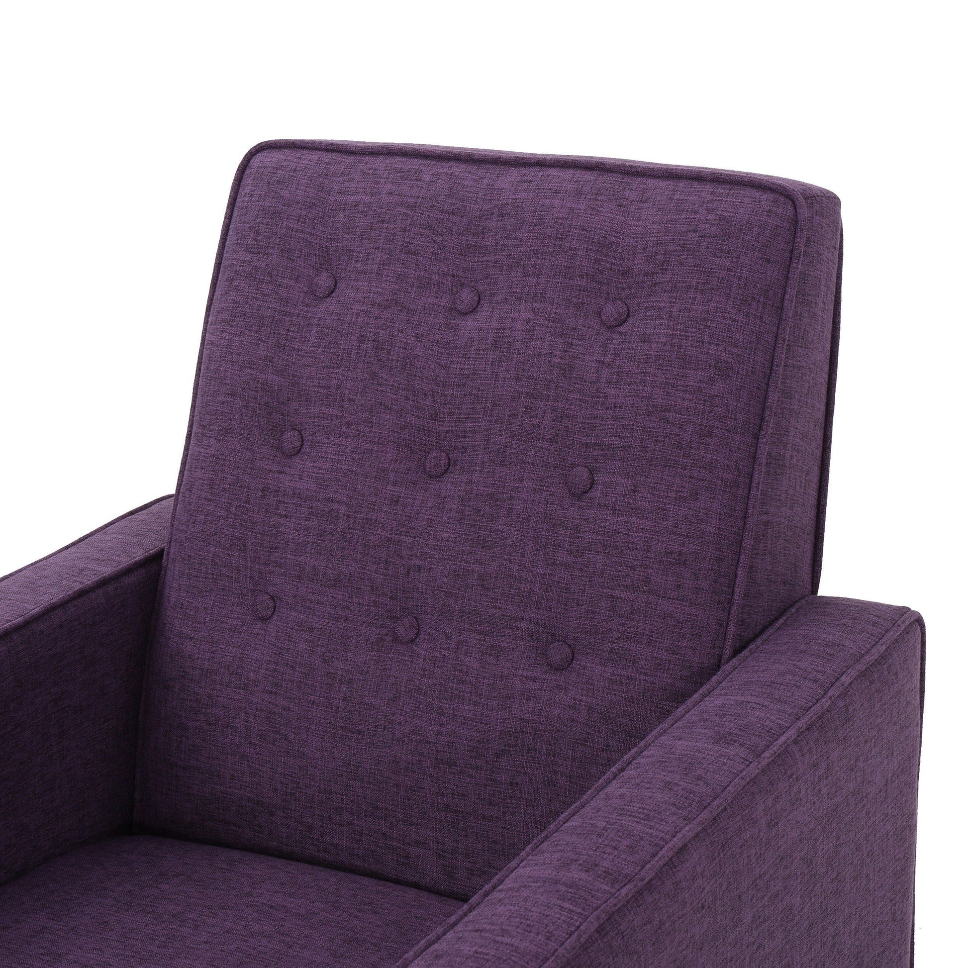 Mid-Century Modern Recliner With Button Tufted Waffle Stitch - Best Buy Furniture