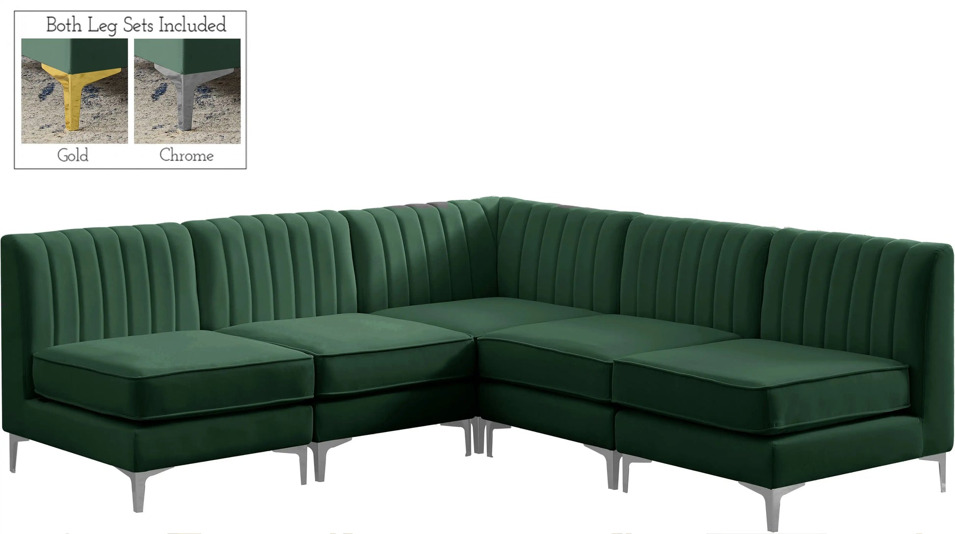 Alina - 5 Piece Armless Sectional - Best Buy Furniture