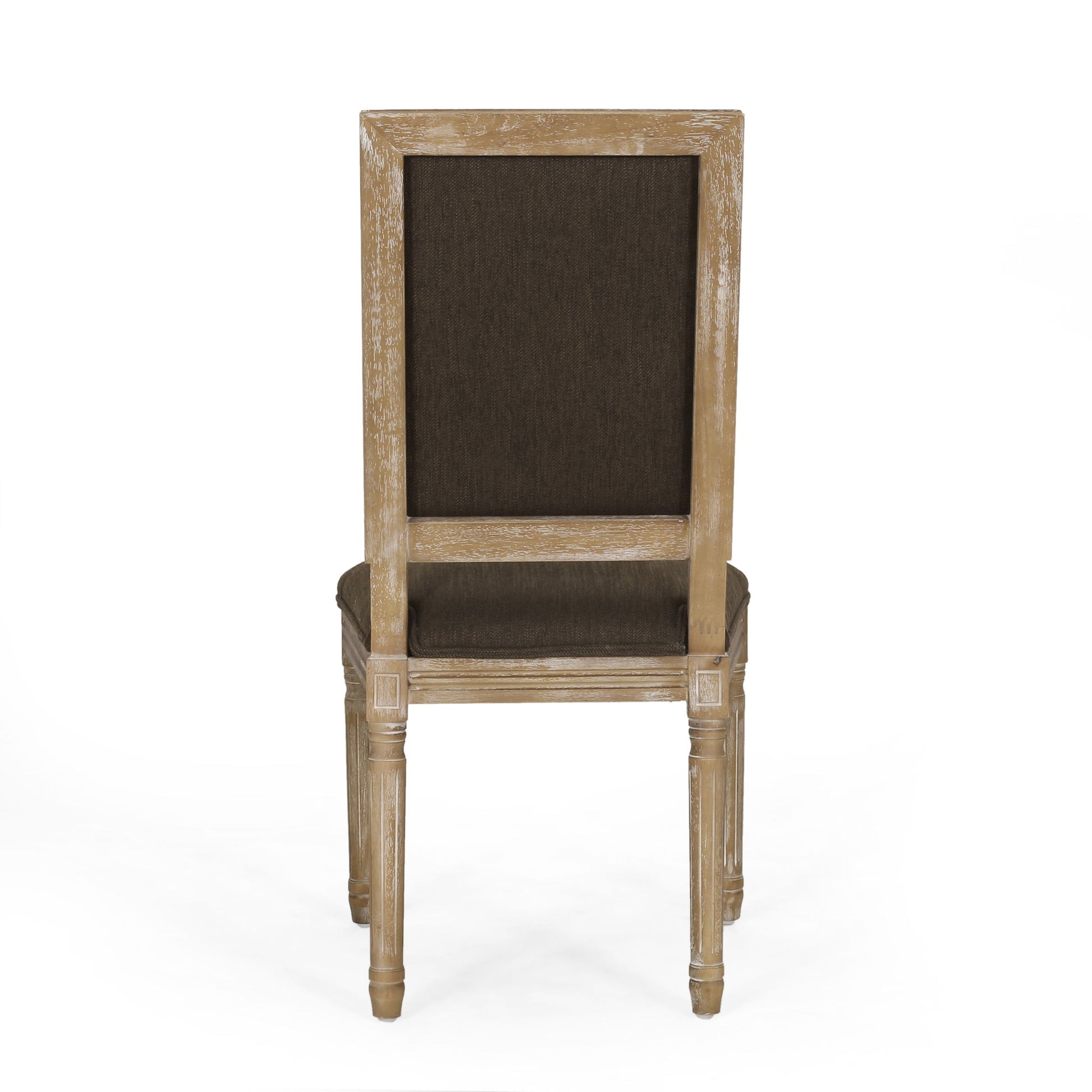 French Country Style Dining Chair With Upholstered Seating And Fluted Legs - Best Buy Furniture