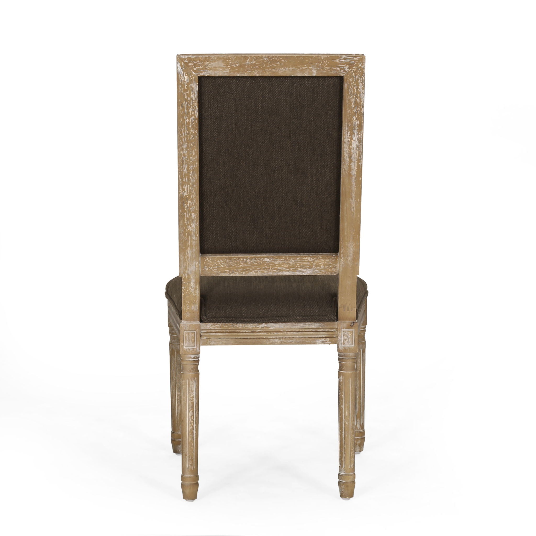 French Country Style Dining Chair With Upholstered Seating And Fluted Legs - Best Buy Furniture