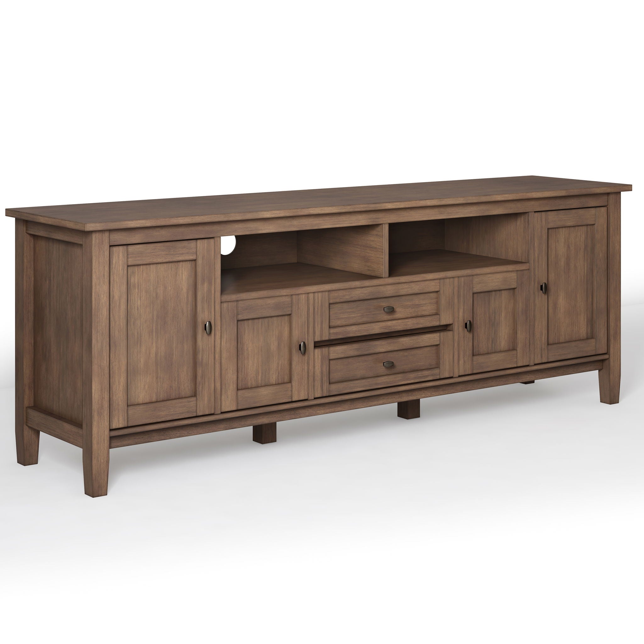 Warm Shaker - Handcrafted TV Media Stand - Best Buy Furniture