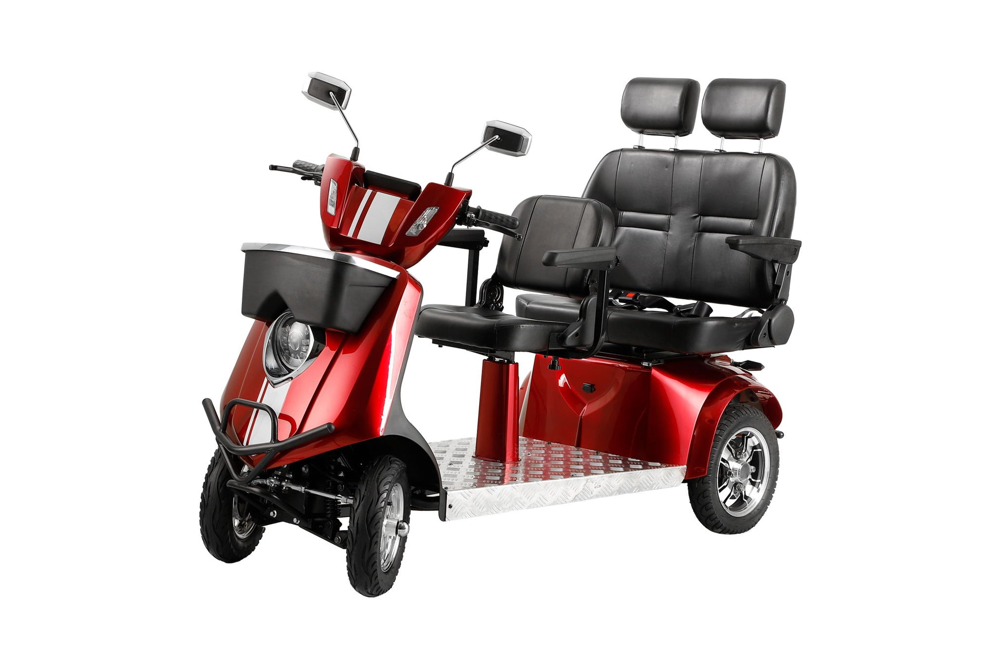 Electric Mobility Recreational Travel Scooter For Adults, Mobility Scooters, 4 Wheel Powered Mobility Scooters - Red - Best Buy Furniture