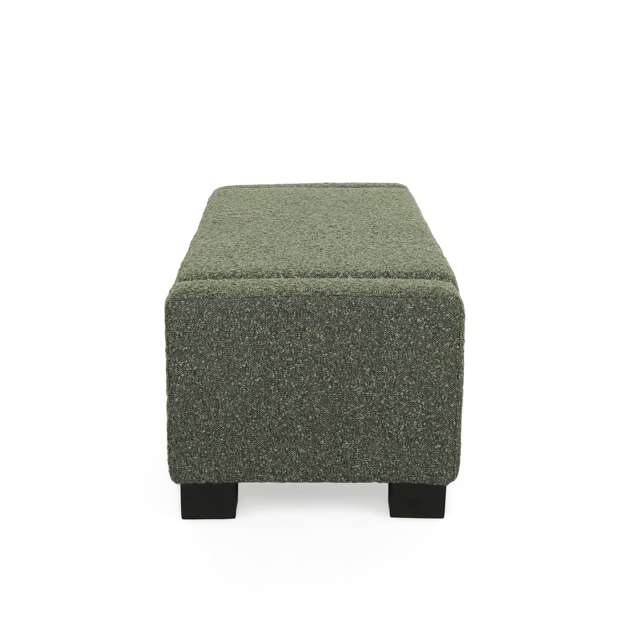 Textured Fabric Ottoman Bench With Hinged Lid - Best Buy Furniture