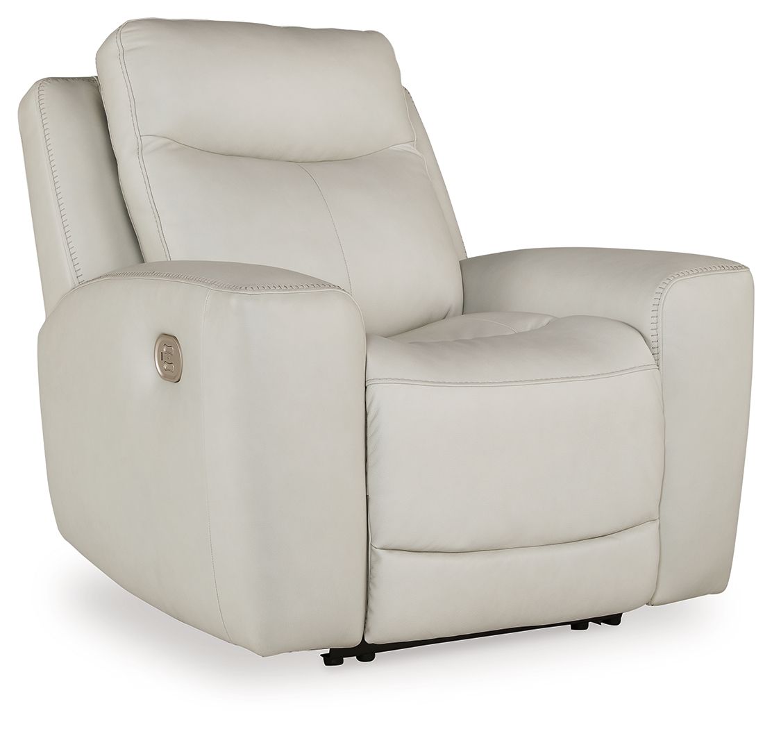 Mindanao - 3 Pc. - Power Reclining Sofa, Power Reclining Loveseat With Console, Power Recliner - Coconut - Best Buy Furniture