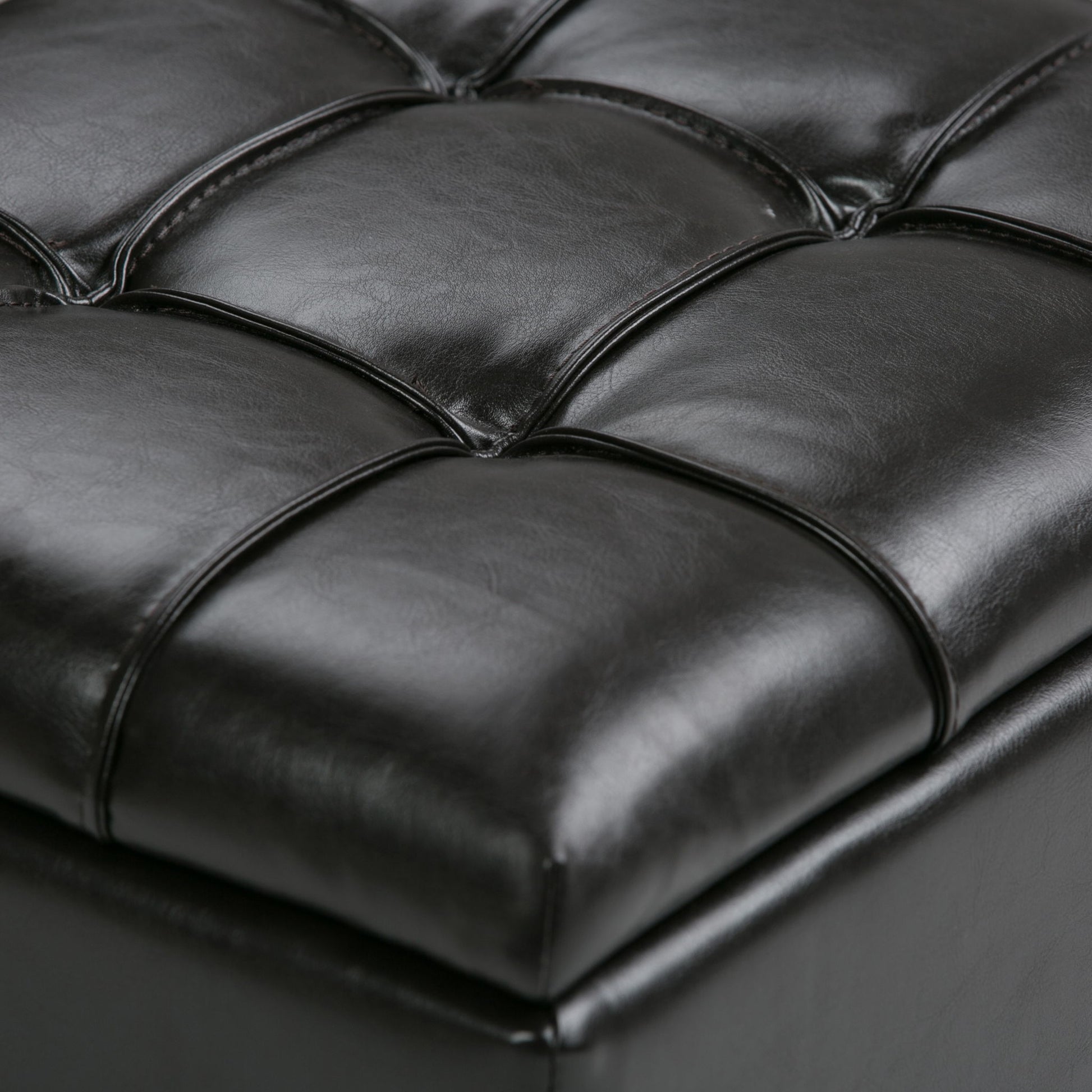 Dover - 3 Piece Storage Ottoman Contemporary Design - Best Buy Furniture