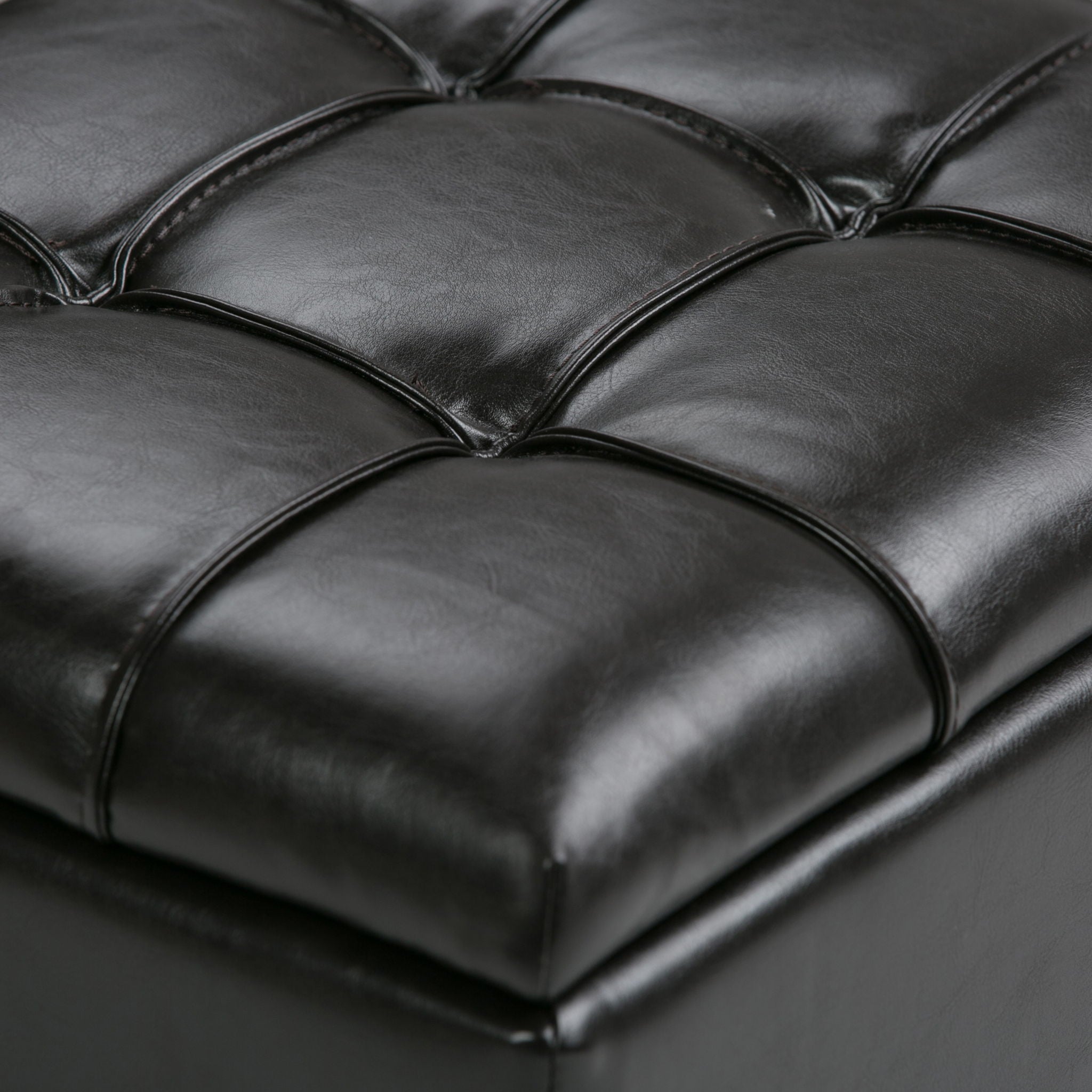 Dover - 3 Piece Storage Ottoman Contemporary Design - Best Buy Furniture