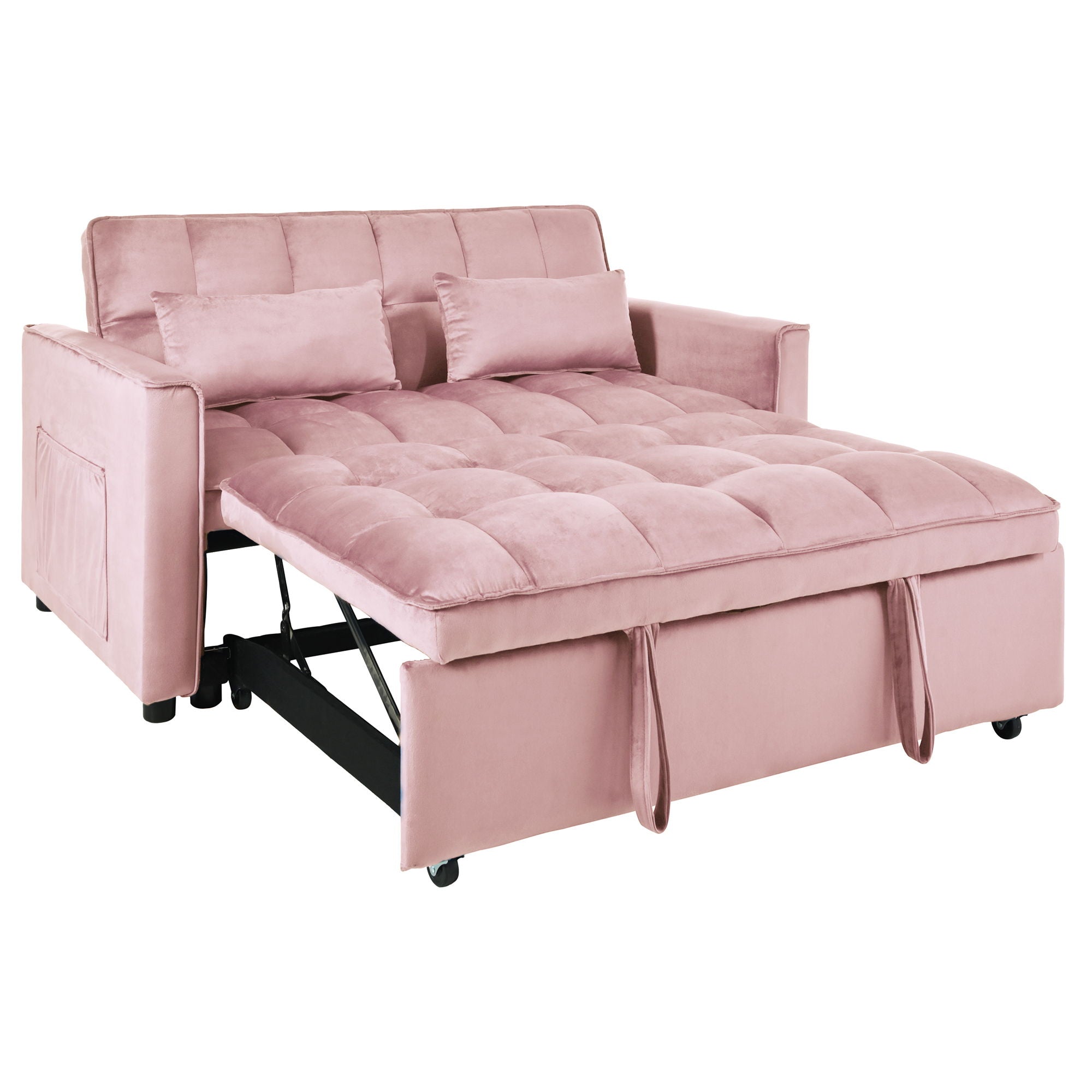 3 In 1 Pull Out Couch Convertible Sofa Bed With Reclining Backrest - Best Buy Furniture