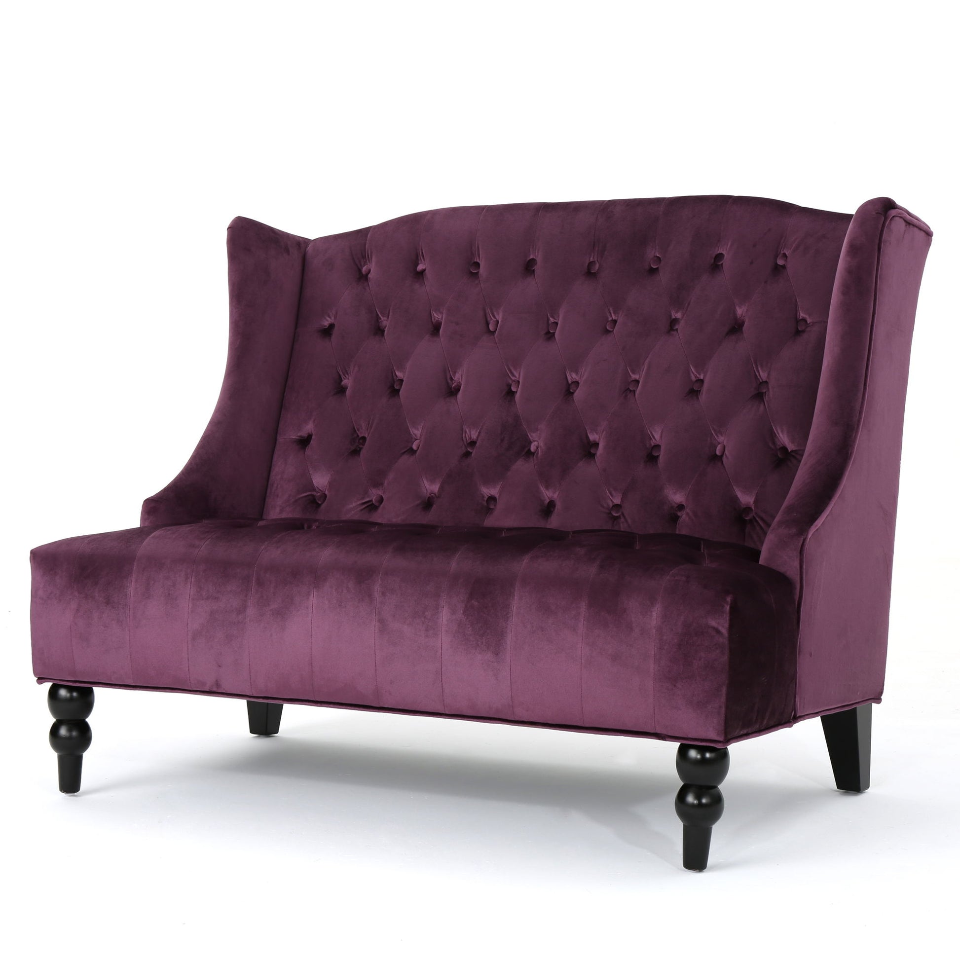 Nurturing - Upholstered Loveseat With Wing Back And Diamond Tufting - Best Buy Furniture