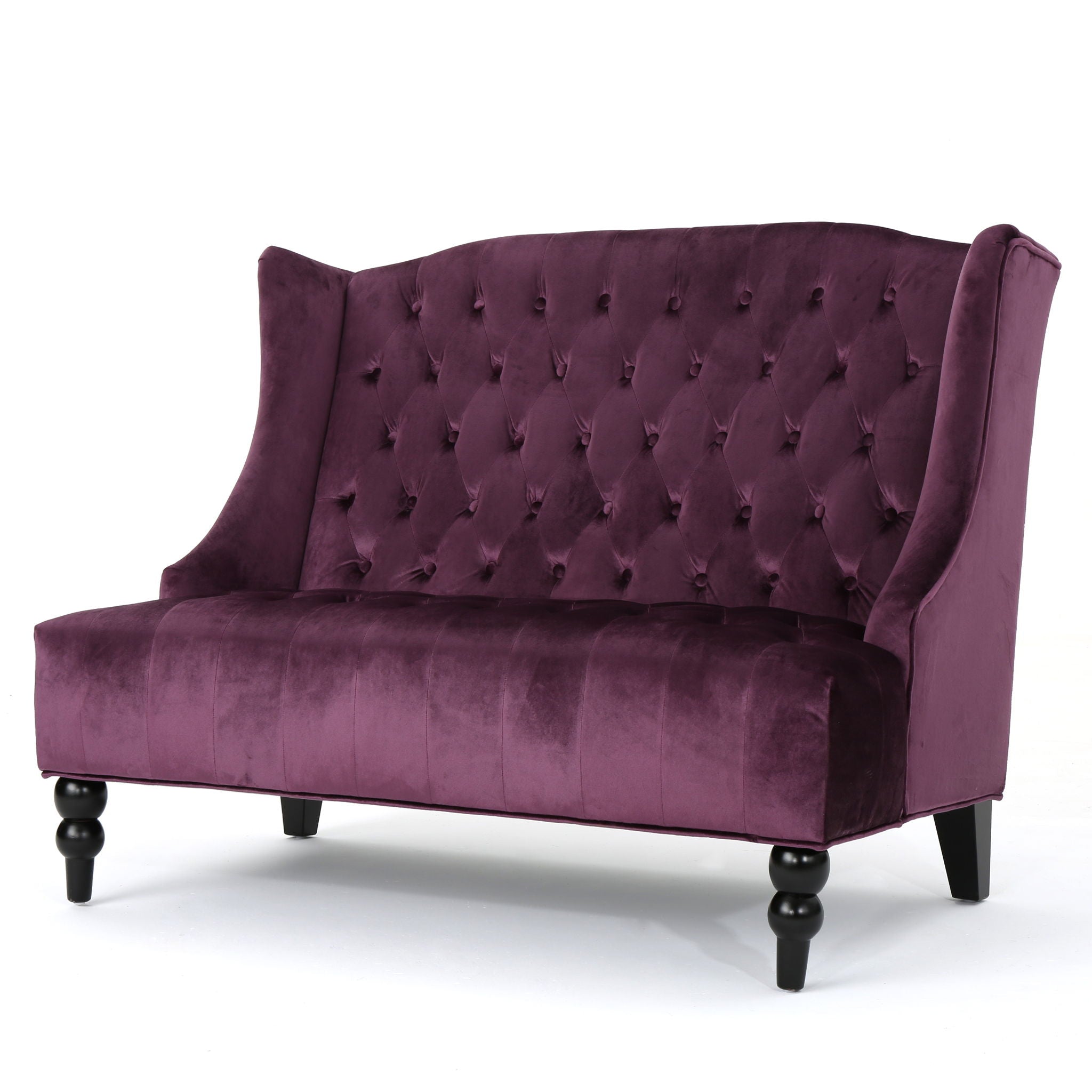 Nurturing - Upholstered Loveseat With Wing Back And Diamond Tufting - Best Buy Furniture