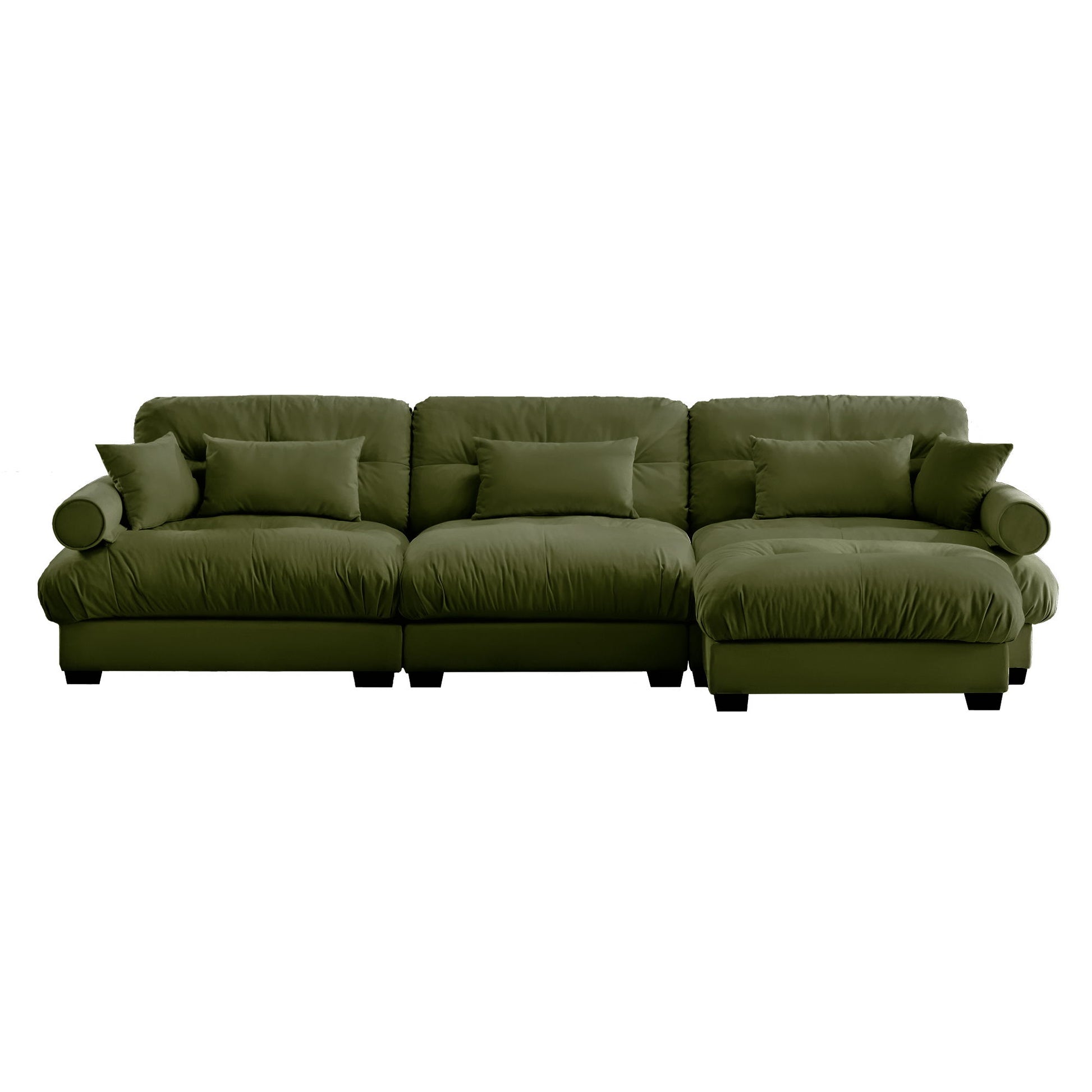 Super Comfort Oversized Modular Sectional Sofa With Movable Ottoman - Best Buy Furniture
