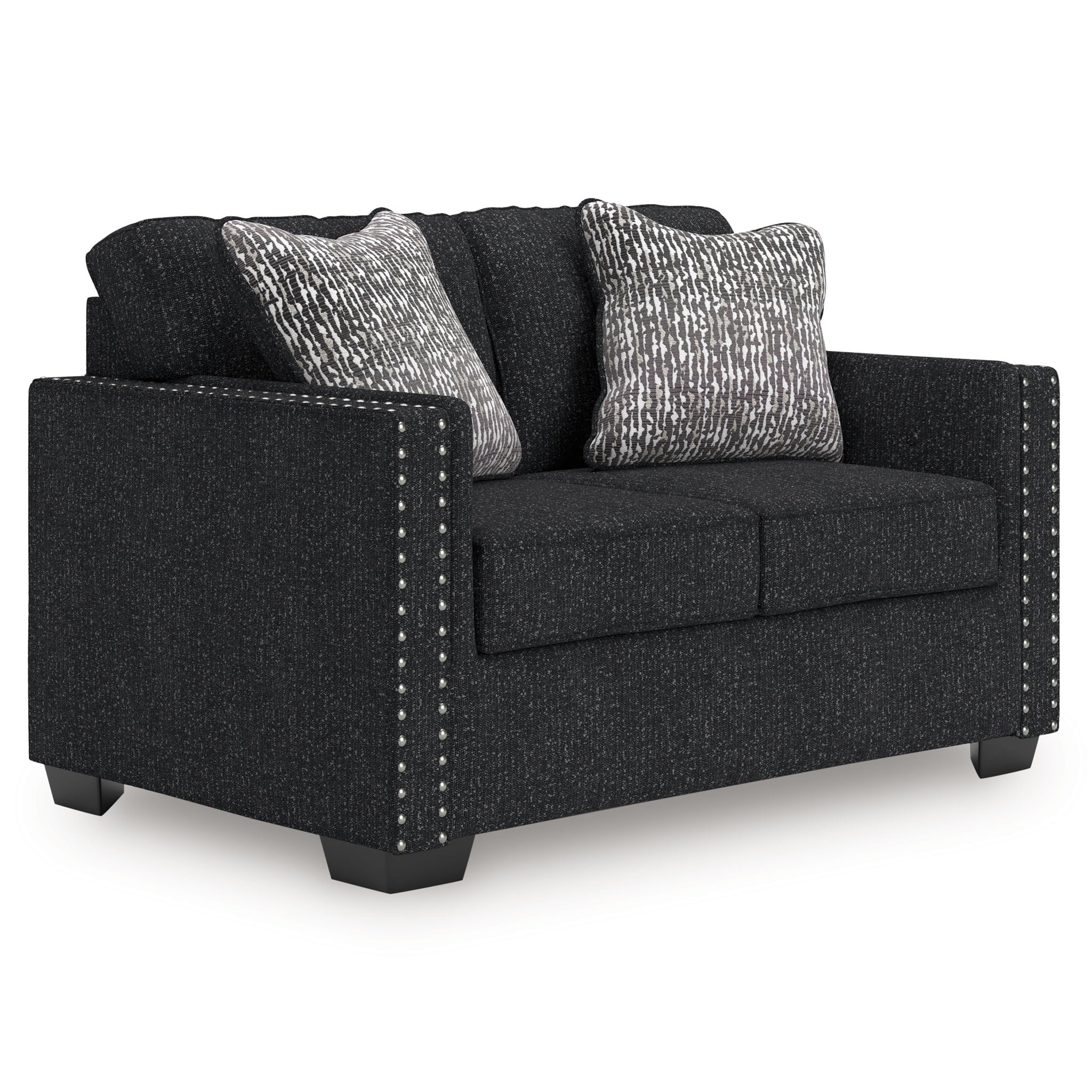 Jasmine Peaks - Loveseat - Coal - Best Buy Furniture