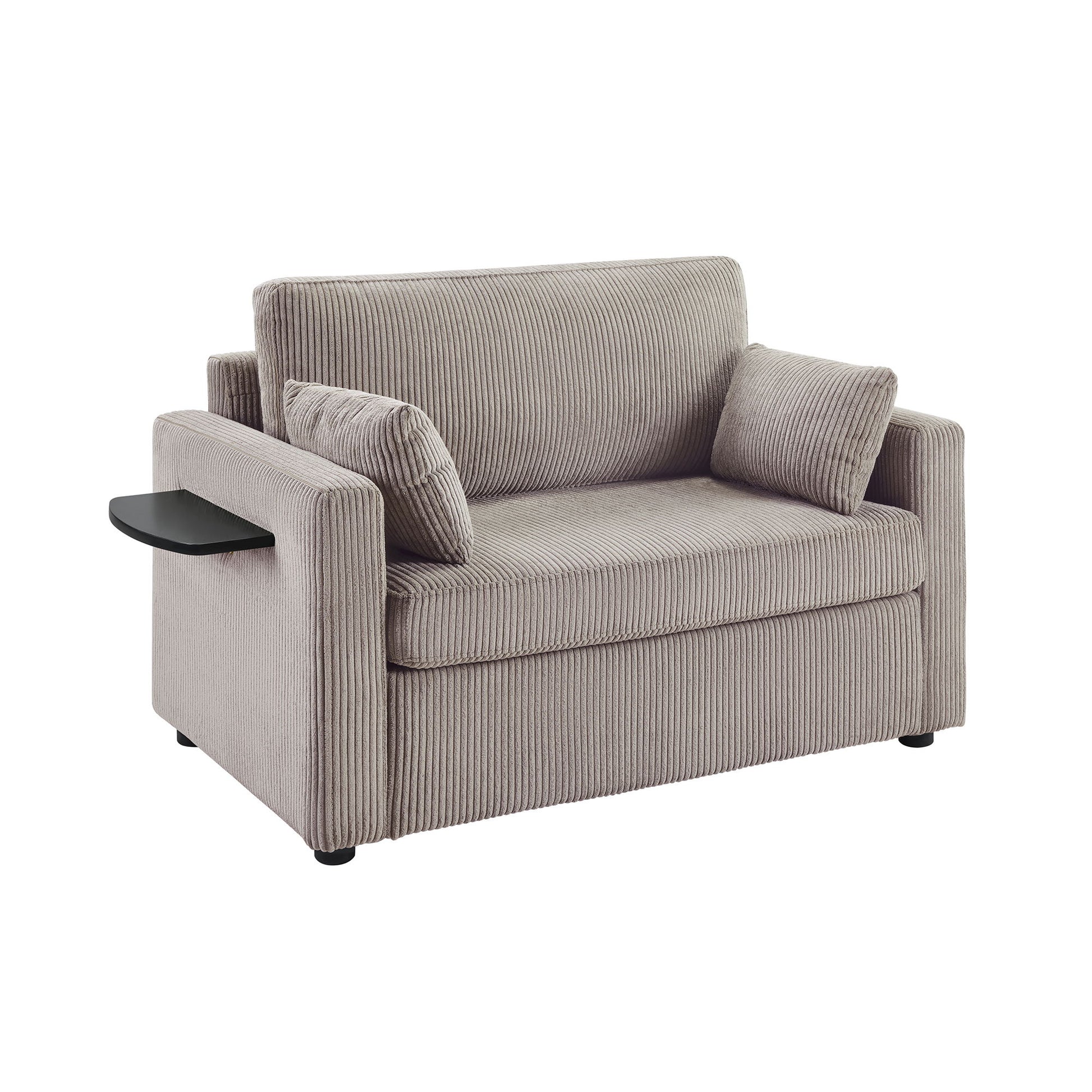 Sleeper Sofa With Foldable Mattress, USB Ports, Side Table & Storage Pocket - Best Buy Furniture