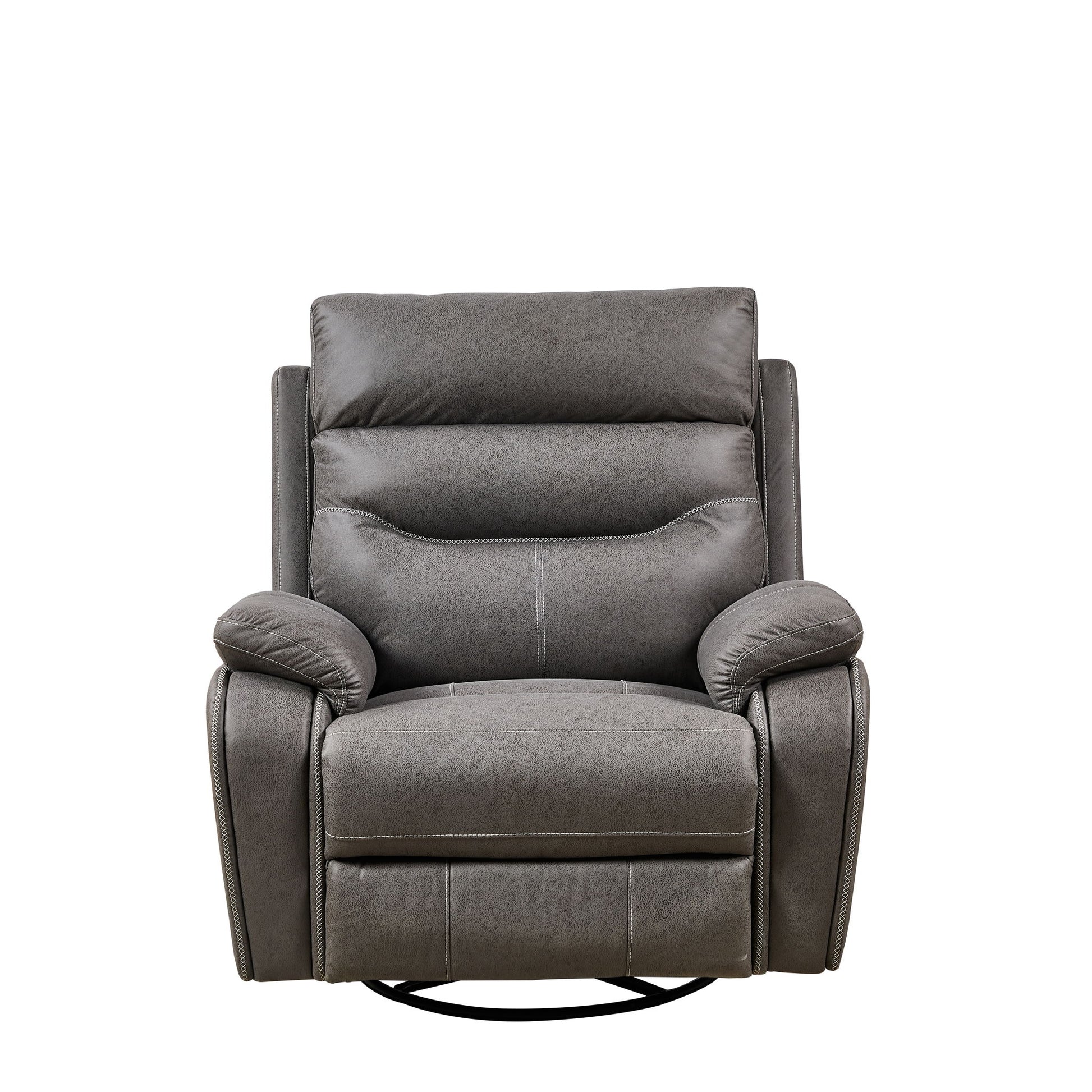 Dual Okin Motor Rocking And 240° Swivel Single Sofa Seat Recliner Chair Infinite Position, Head Rest With Power Function - Best Buy Furniture