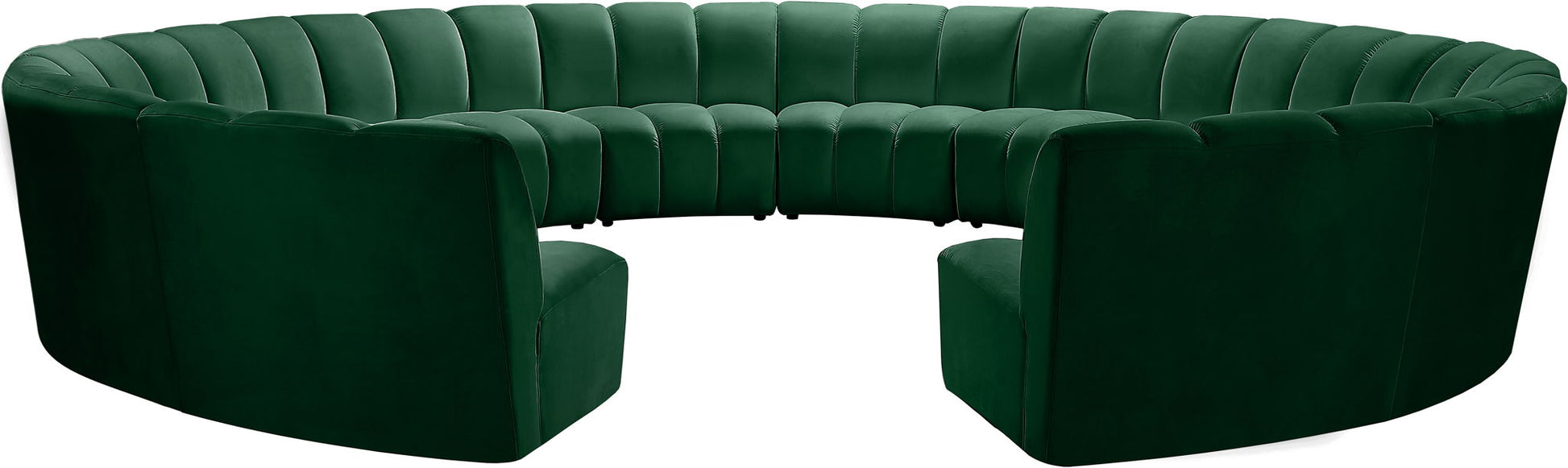 Infinity - 12 Piece Velvet Modular Sectional - Best Buy Furniture