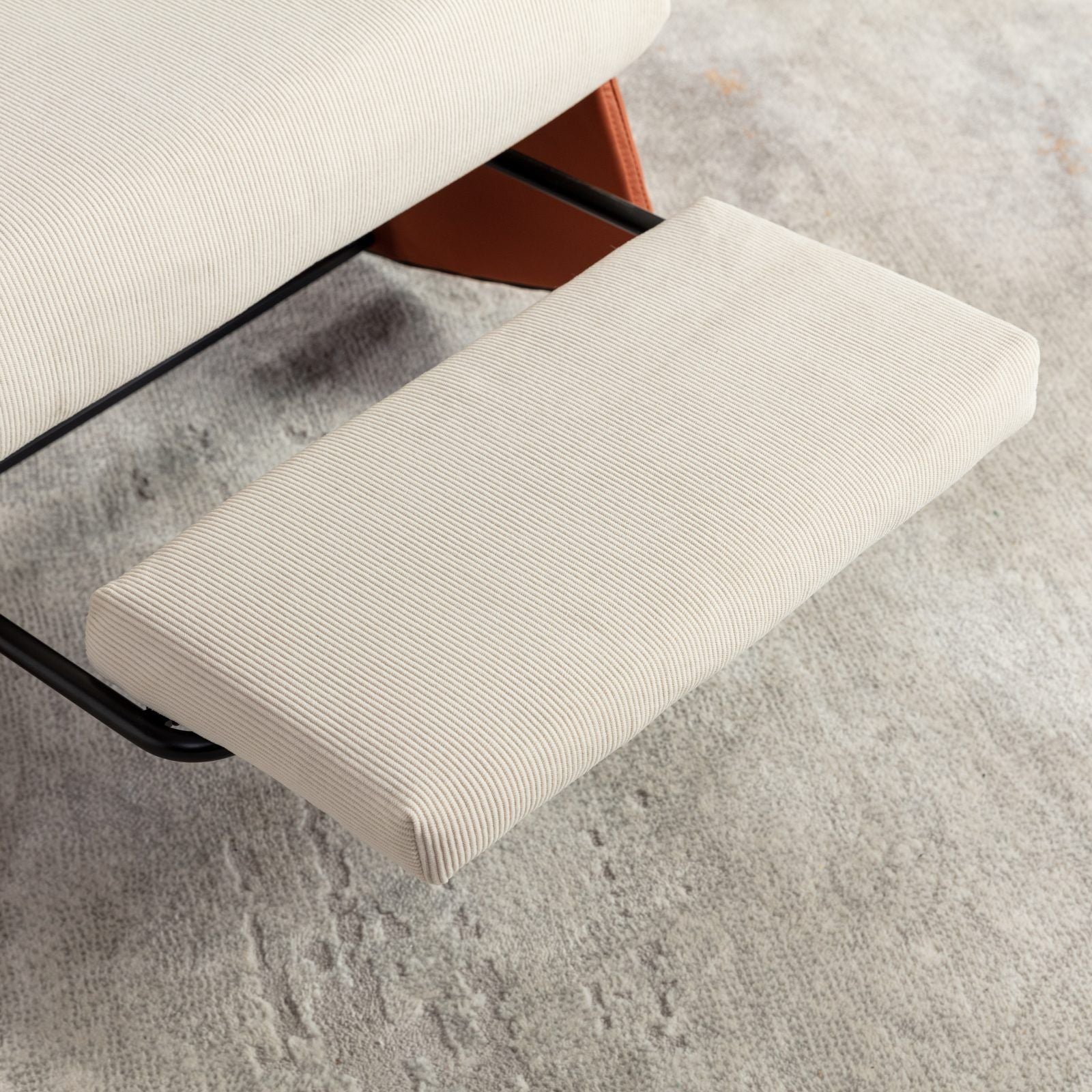 Modern Rocking Chair Recliner, Comfy Rocker Nursery Chair With Footrest, Accent Reading Chair, Upholstered Lounge Chair For Relaxing, Resting, Soft Padded Rocker For Indoor Living Room Bedroom - Best Buy Furniture