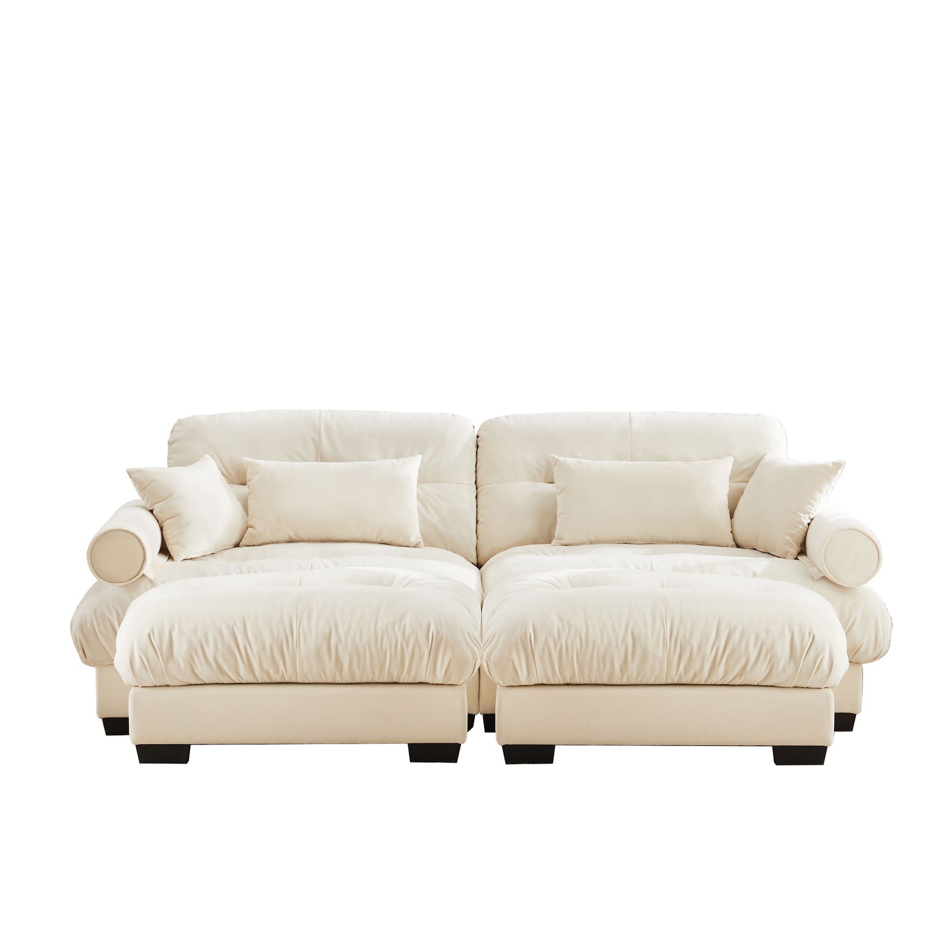 Super Comfort Oversized Modular Sectional Sofa With Movable Ottoman - Best Buy Furniture