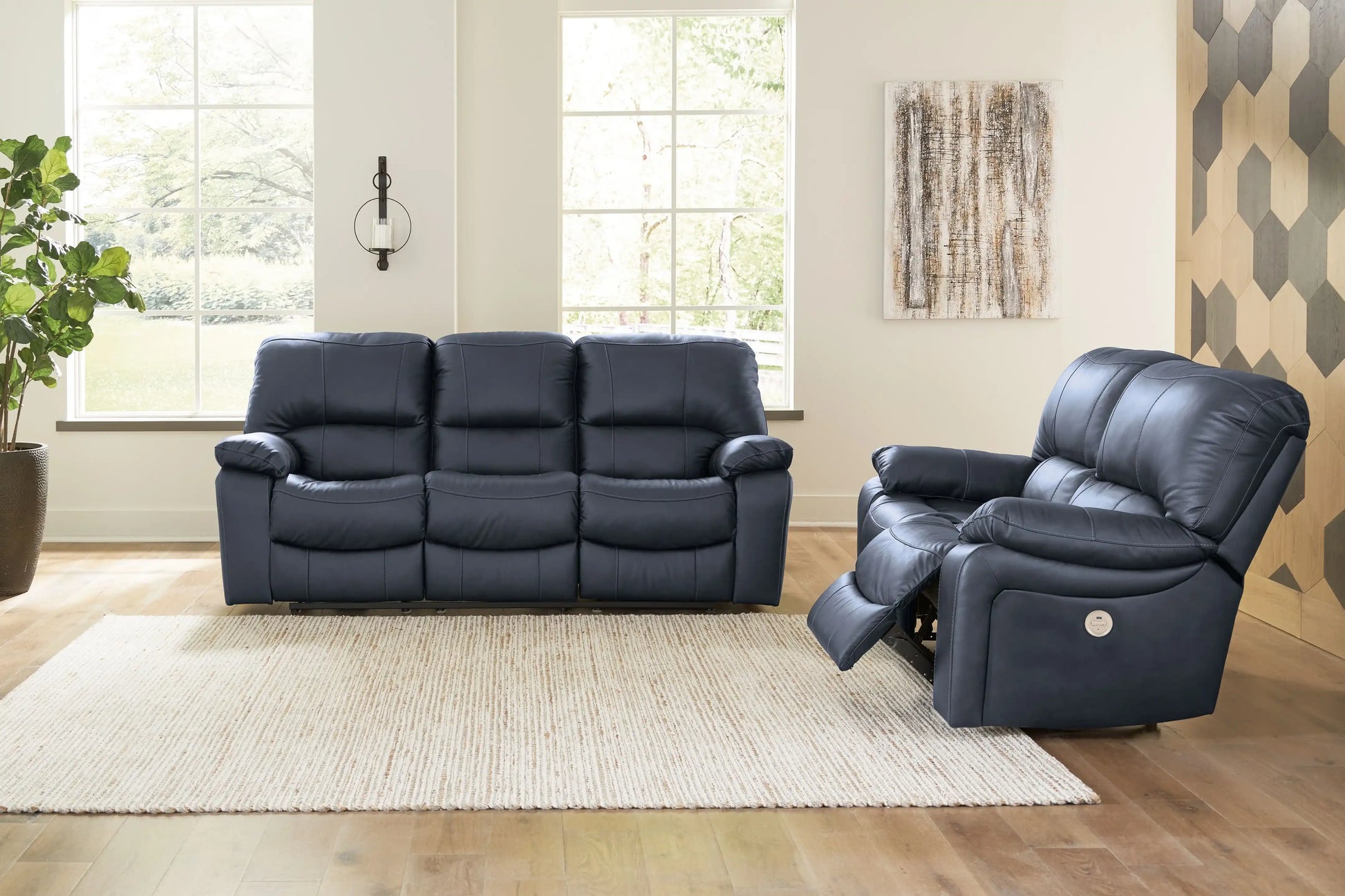 Leesworth - Reclining Living Room Set - Best Buy Furniture