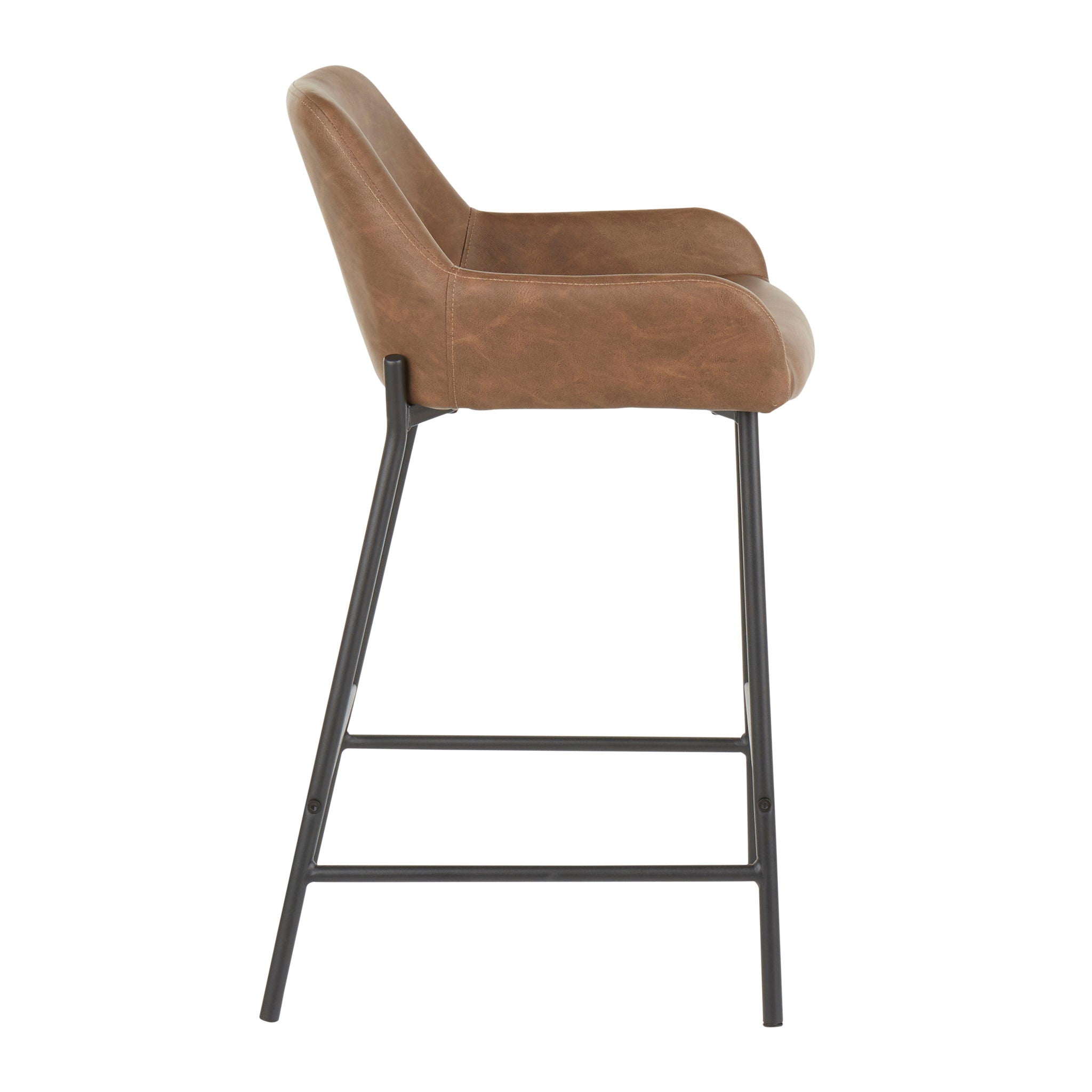 Daniella - Industrial Fixed Height Counter Stool (Set of 2) - Best Buy Furniture