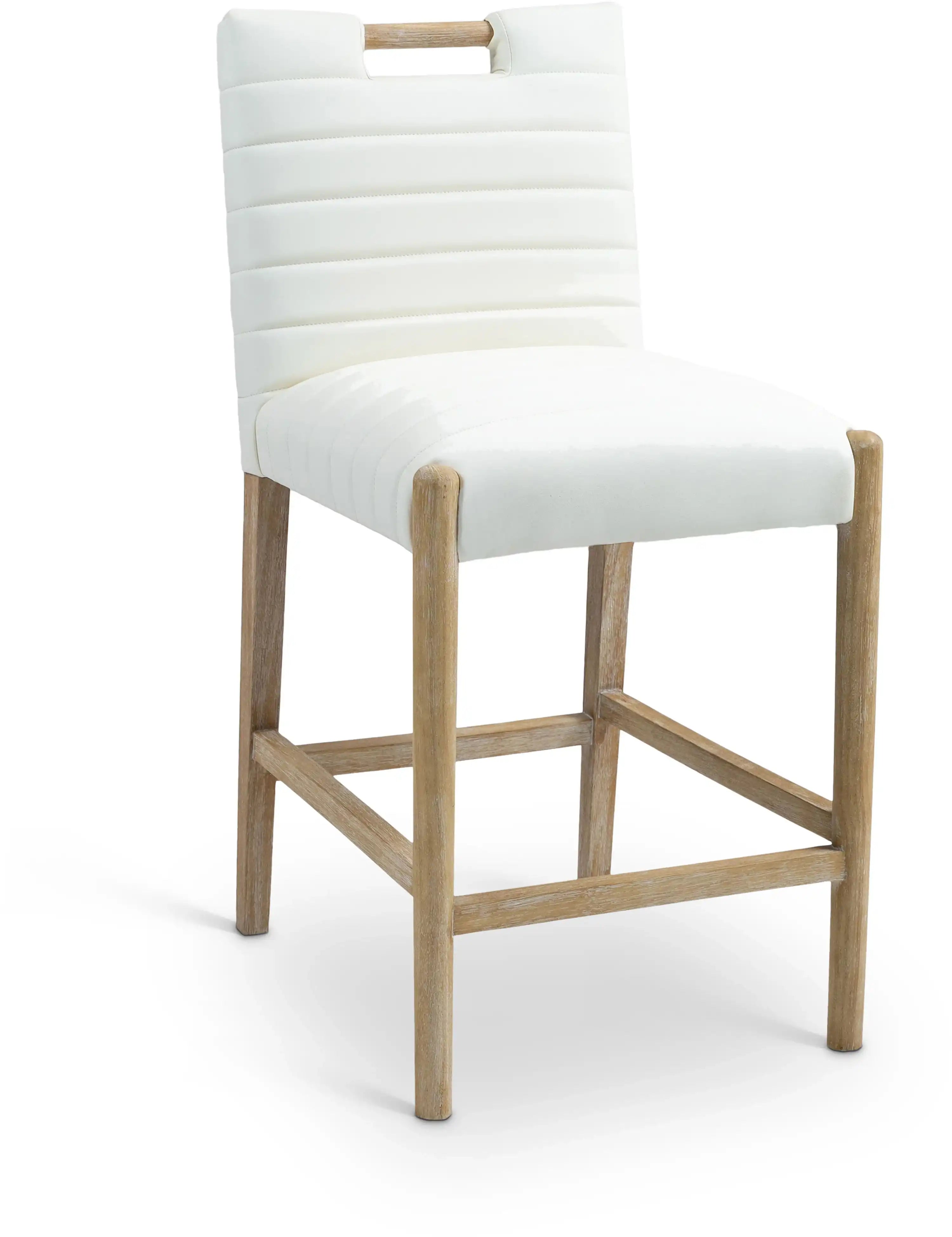 Aimee - Counter Stool - Light Brown Legs - Best Buy Furniture