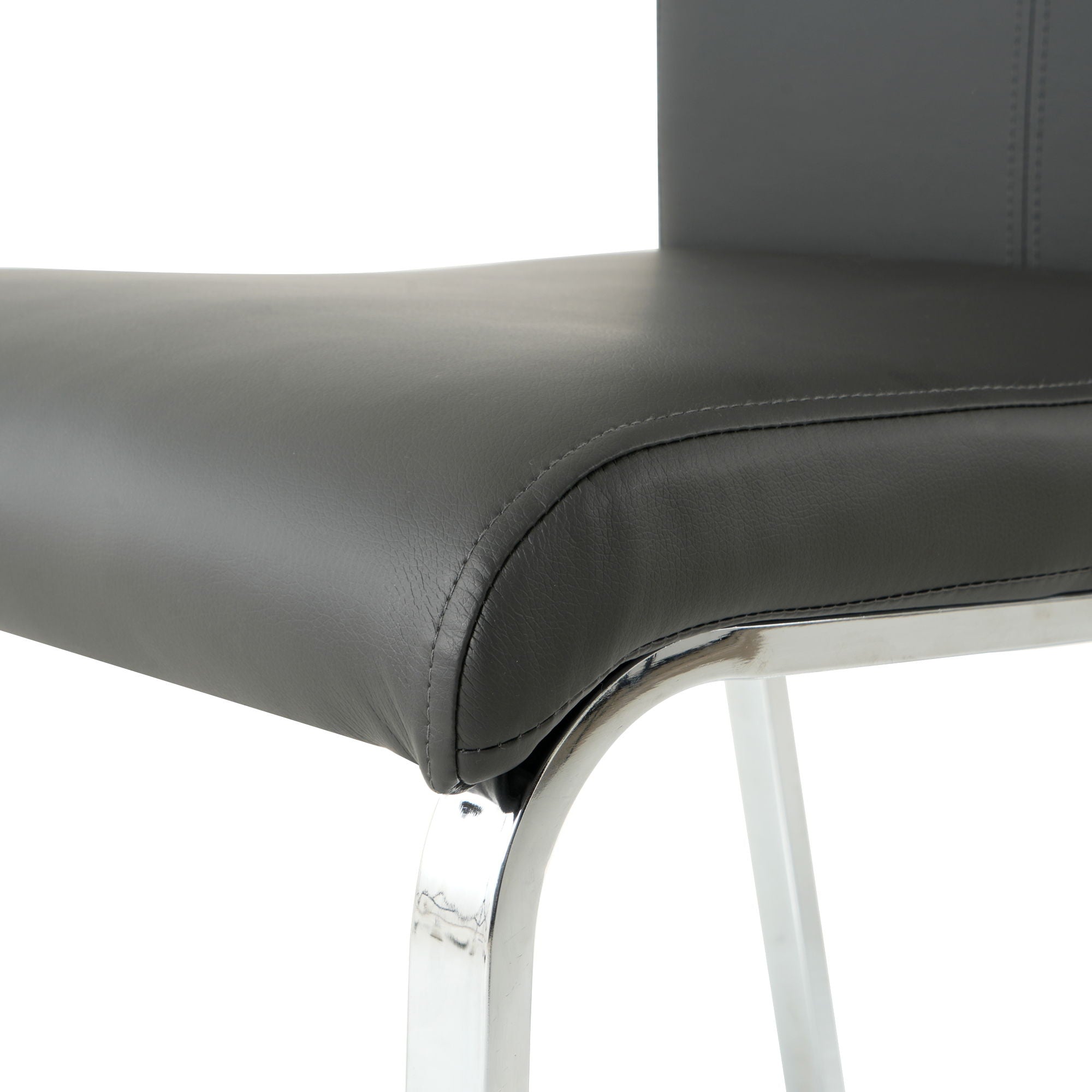 Modern Upholstered Dining Chair Electroplated Metal Legs (Set of 2) - Best Buy Furniture