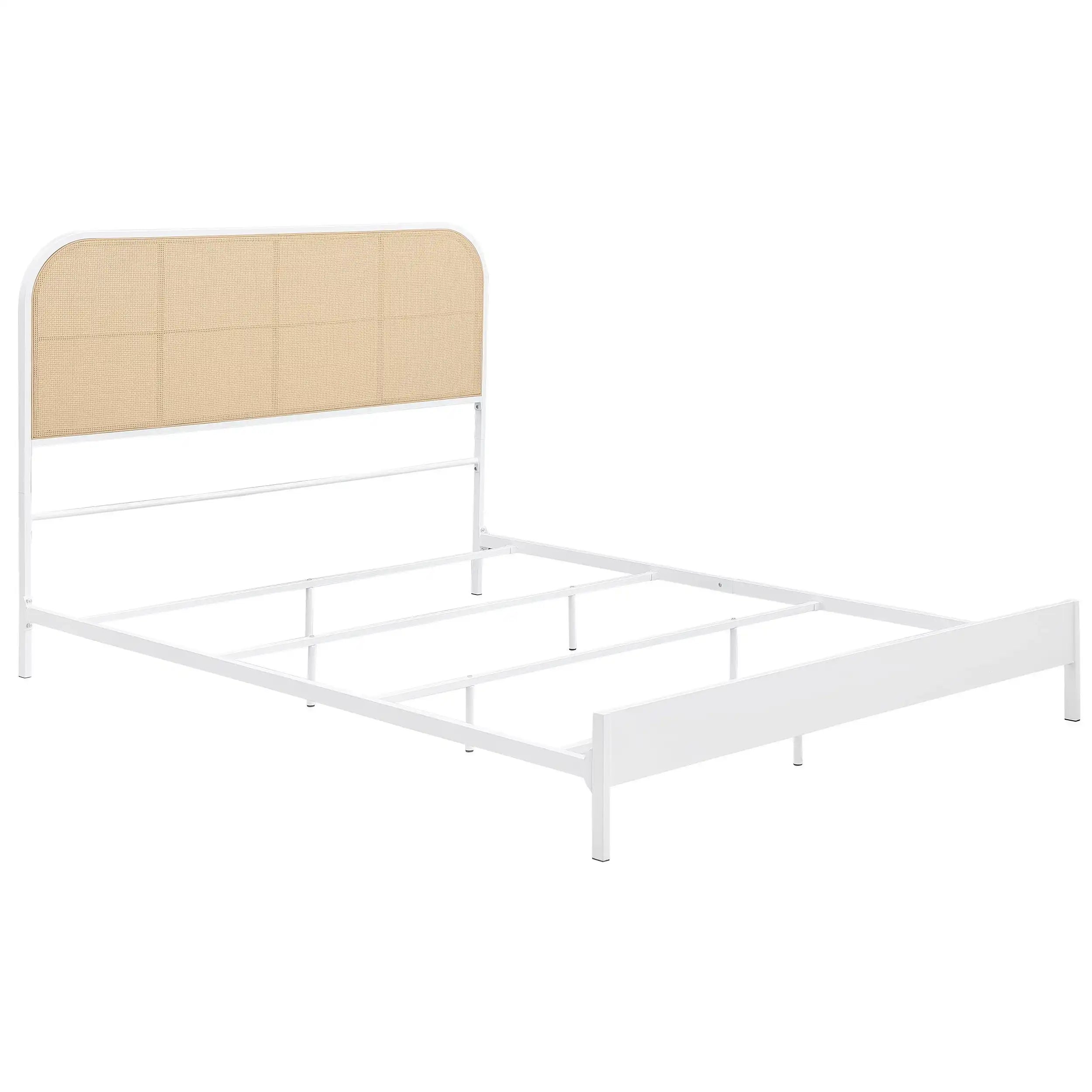 Amherst - Radio Weave Rattan Metal Bed - Best Buy Furniture