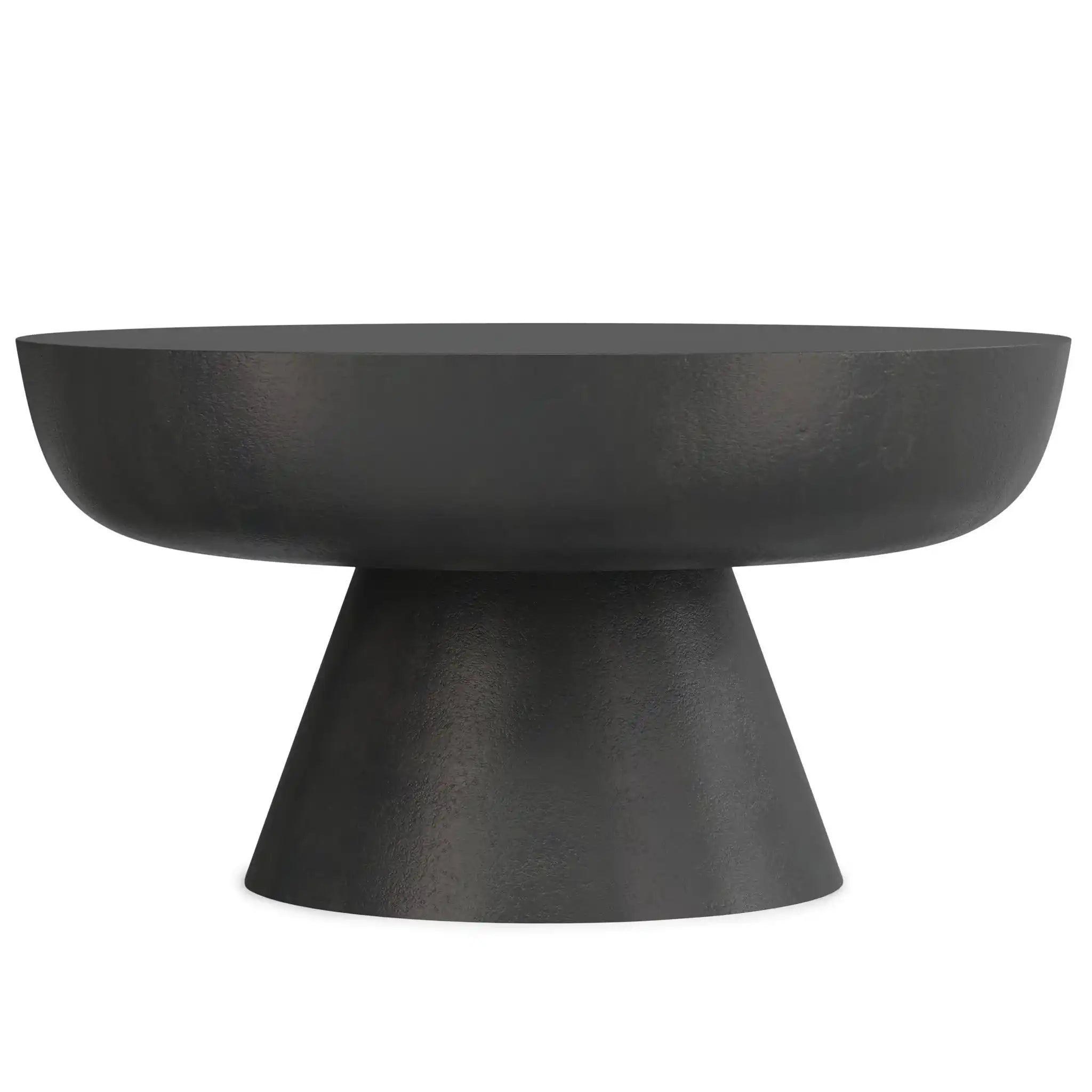 Charmaine - Cast Aluminum Coffee Table - Black - Best Buy Furniture