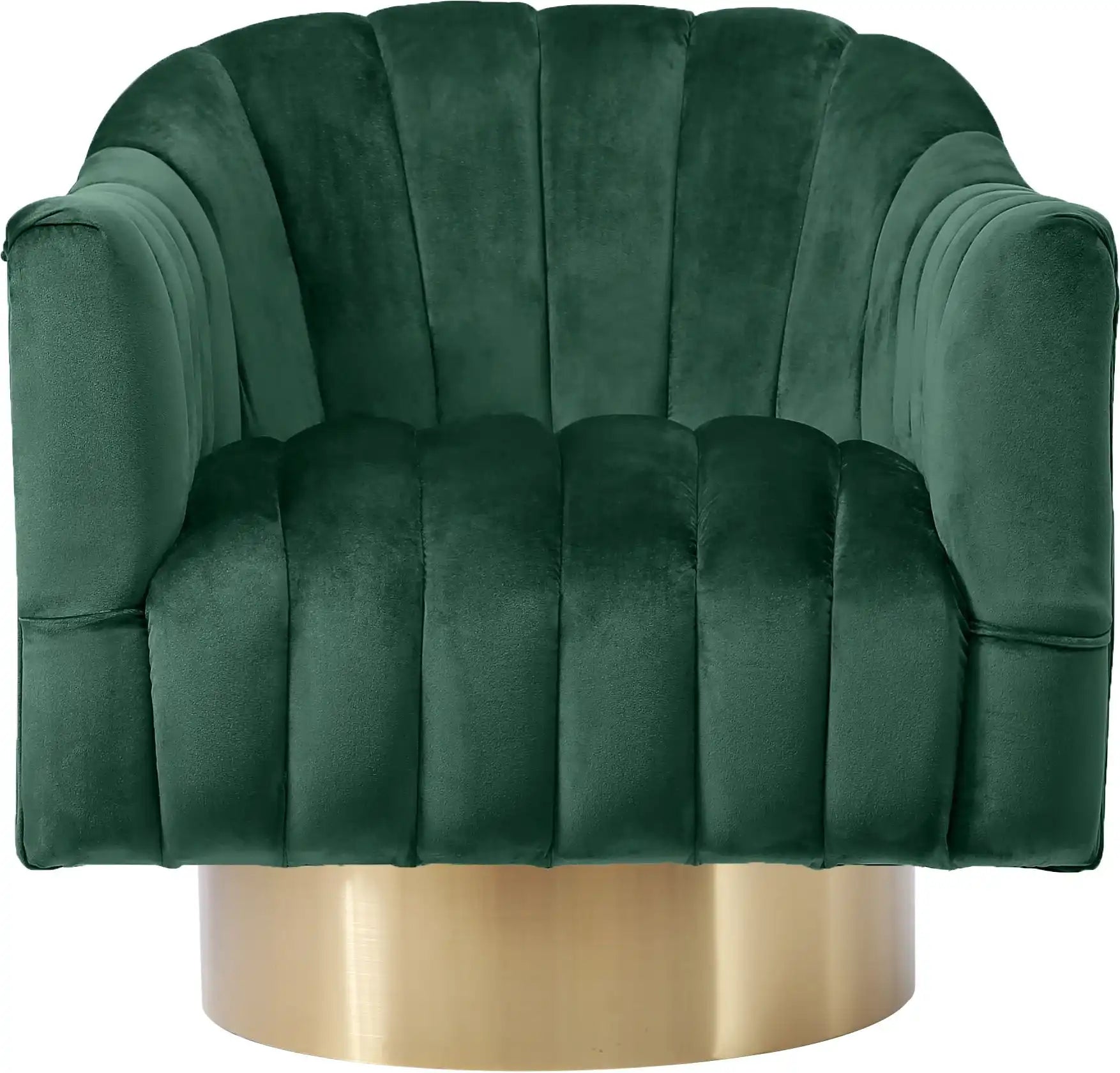 Farrah - Accent Chair with Gold Base - Best Buy Furniture