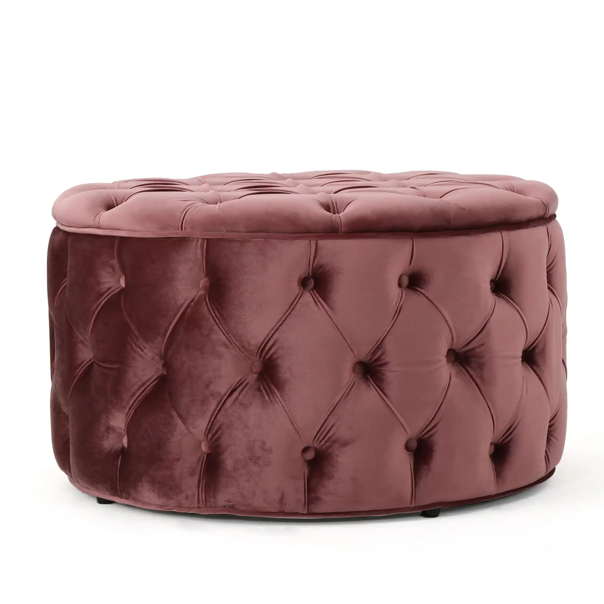 Modern Glam Ottoman Velvet - Best Buy Furniture