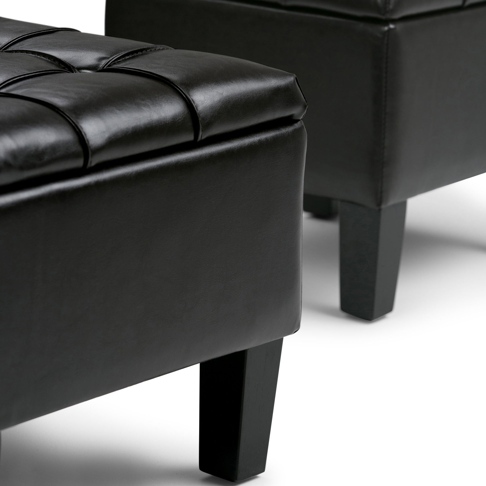 Dover - 3 Piece Storage Ottoman Contemporary Design - Best Buy Furniture