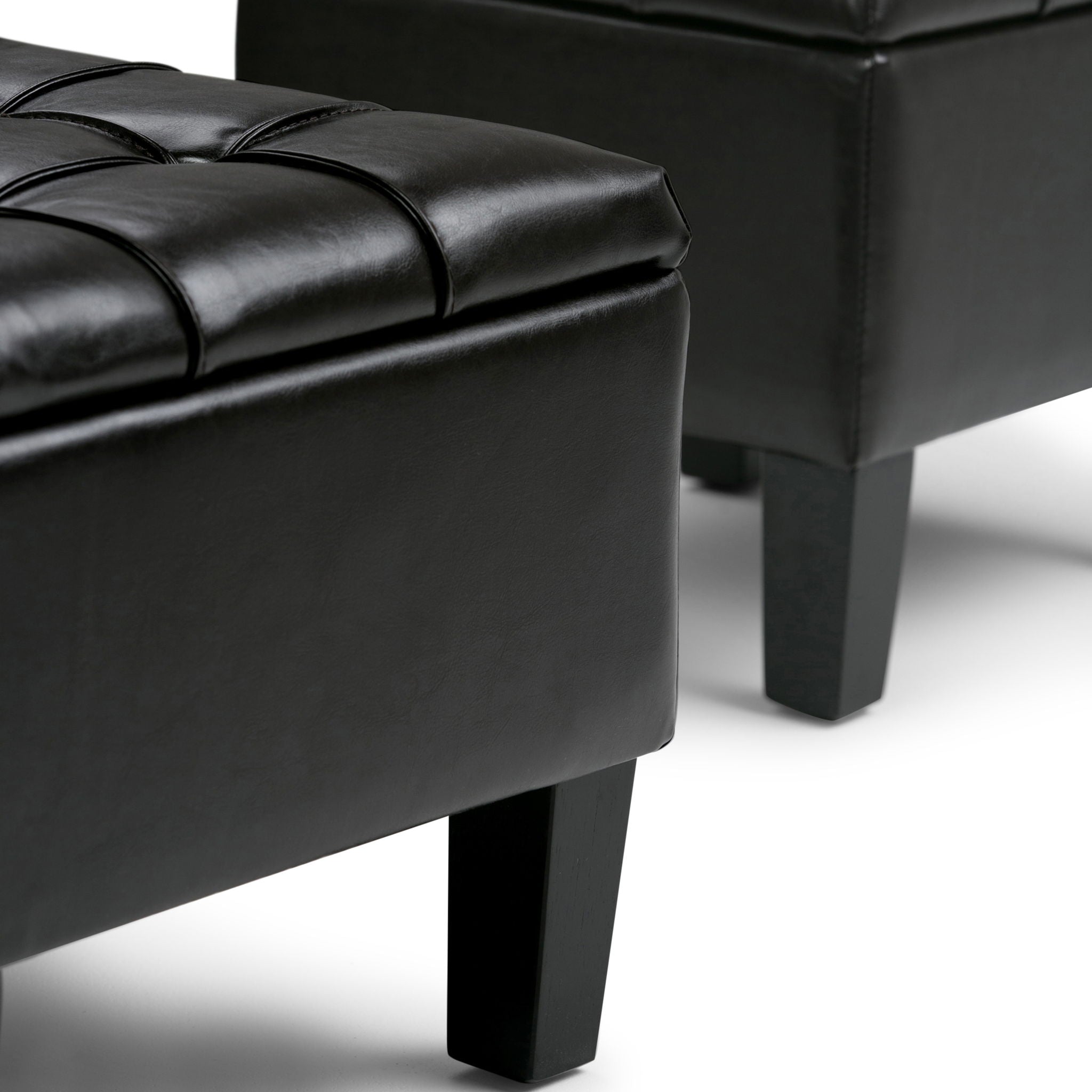 Dover - 3 Piece Storage Ottoman Contemporary Design - Best Buy Furniture