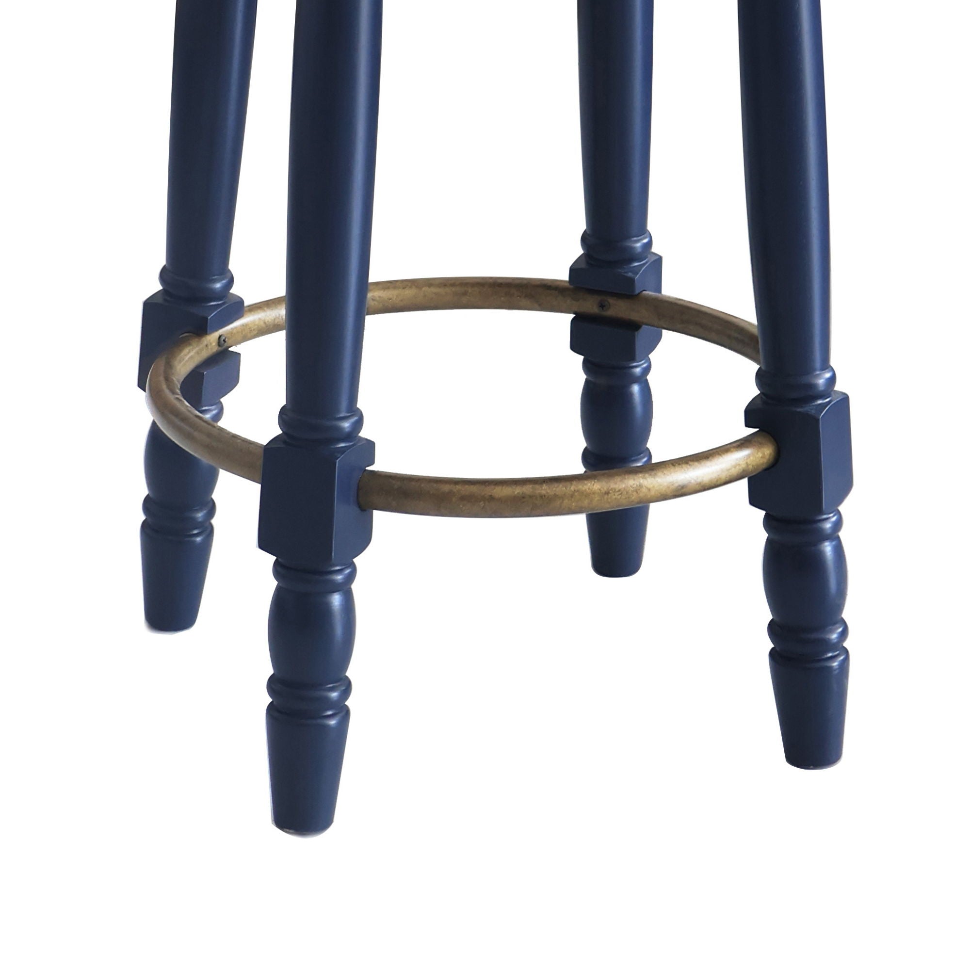 360° Swivel Wooden Barstools With Upholstered Seat, Counter Height (Set of 2) - Best Buy Furniture