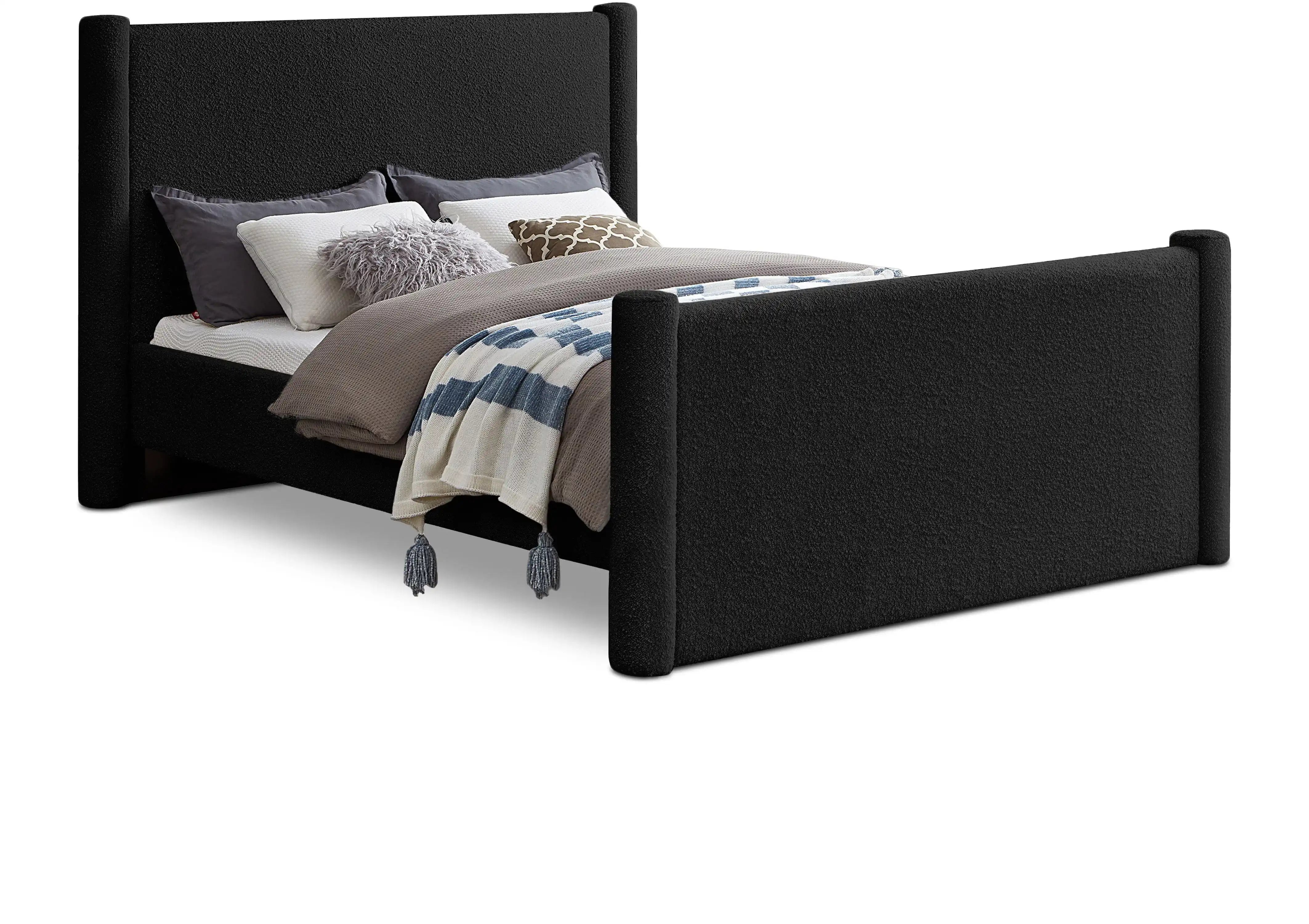 Elias - Boucle Bed - Best Buy Furniture