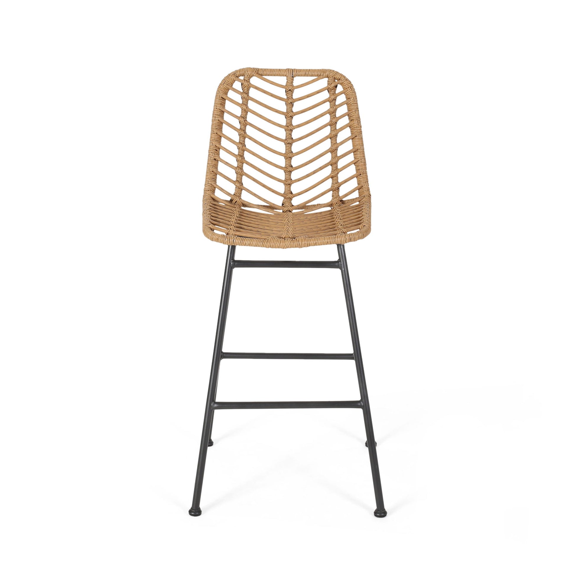 Sawtelle - Outdoor Wicker Barstools (Set of 2) - Best Buy Furniture