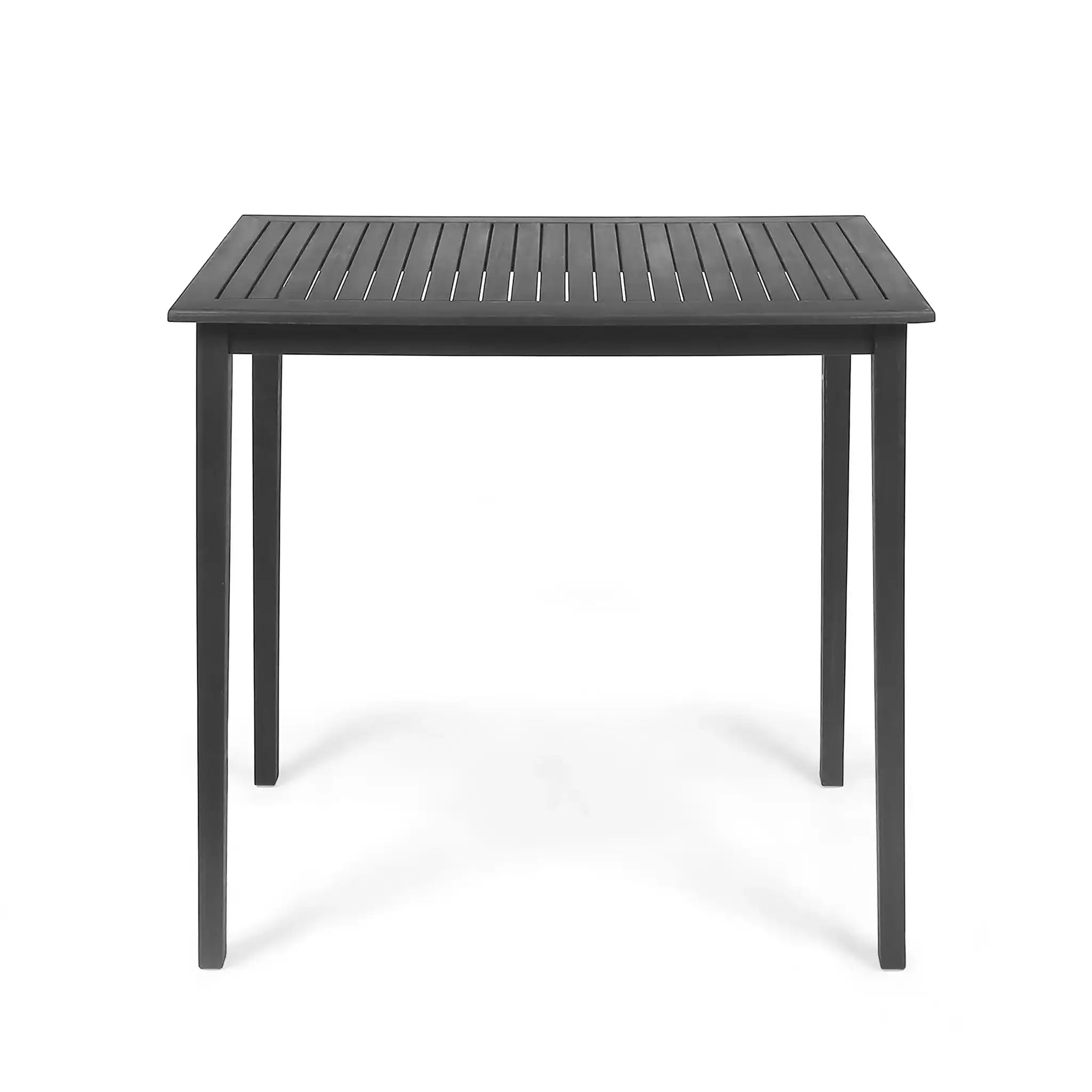 Outdoor Minimalist Acacia Wood Rectangle Bar Table - Best Buy Furniture