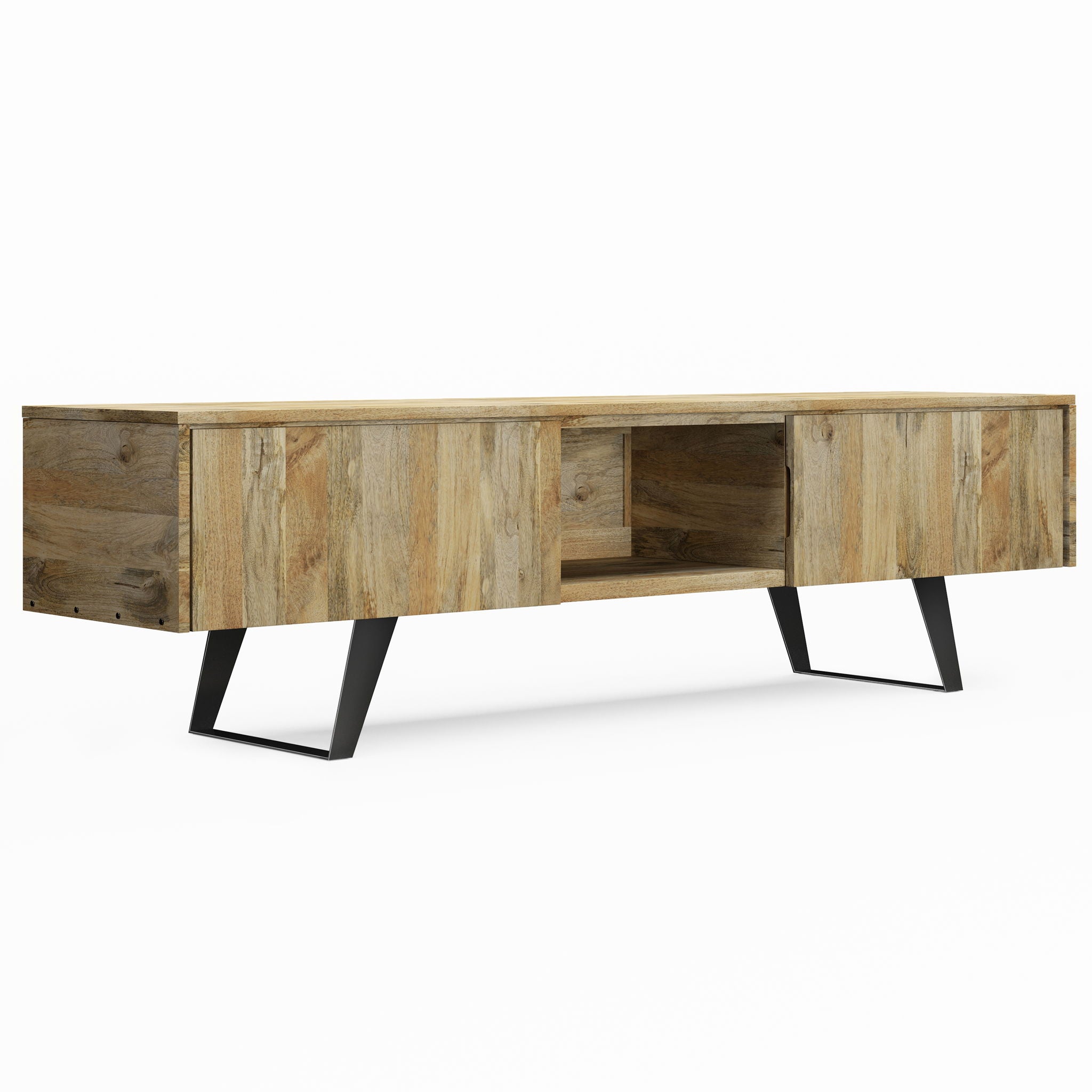 Lowry - Handcrafted TV Media Stand - Best Buy Furniture