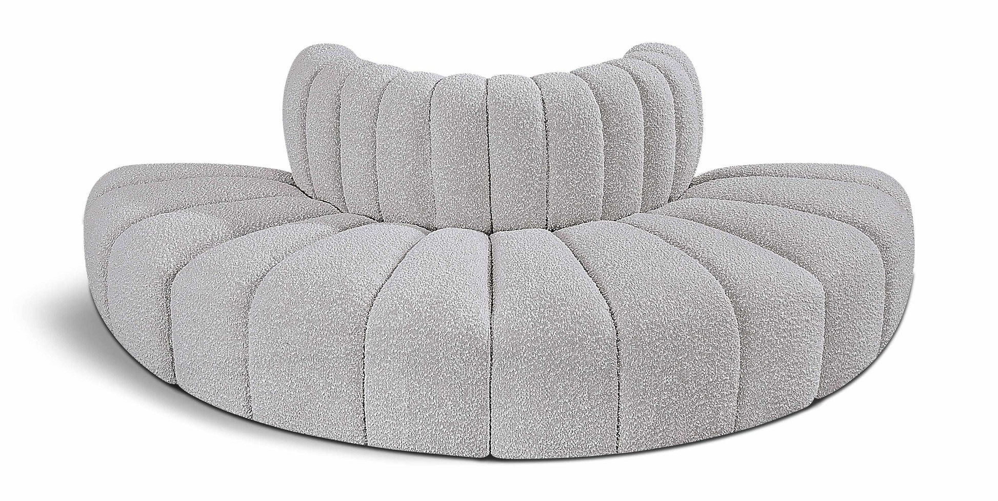 Arc - Boucle Fabric 4 Piece Modular Sofa - Best Buy Furniture