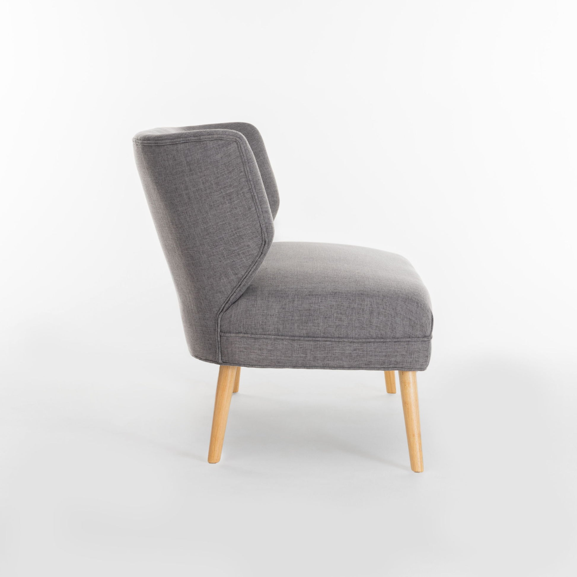 Elegant Classic Upholstered Loveseat With Curved Backrest - Best Buy Furniture