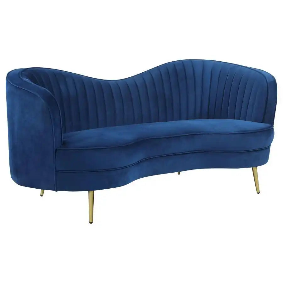 Sophia - Upholstered Channel Tufted Loveseat - Best Buy Furniture