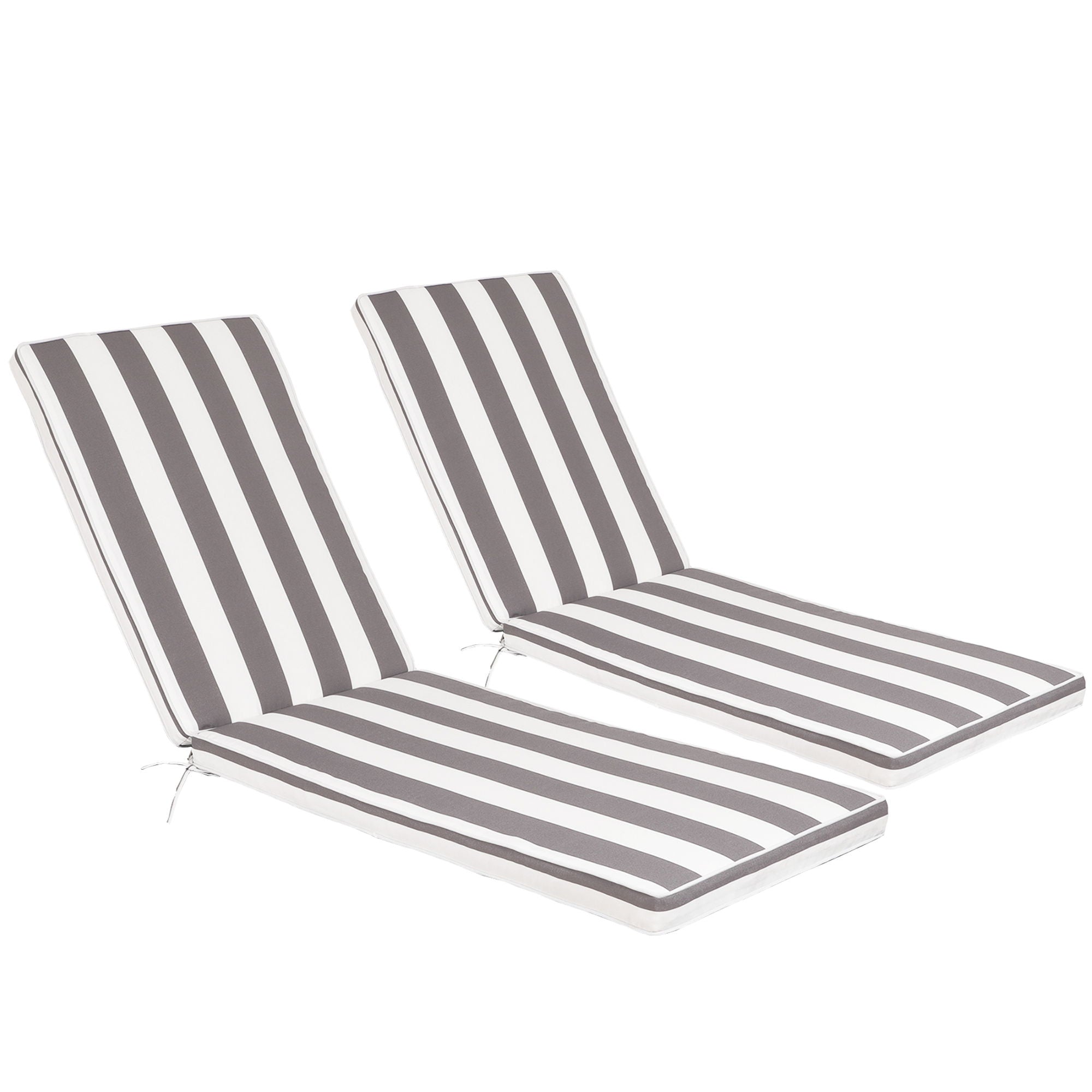 2 Pieces Set Outdoor Lounge Chair Cushion Replacement Patio Furniture Seat - Best Buy Furniture
