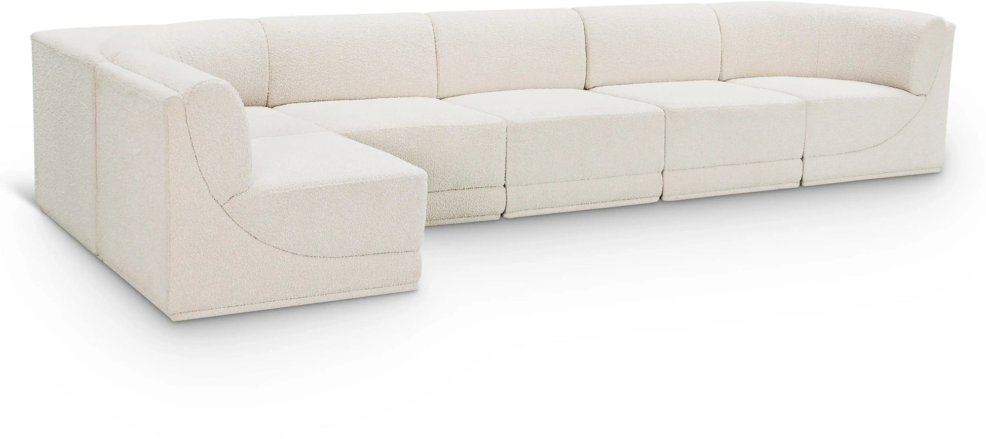 Ollie - 6 Piece Modular Sectional - Best Buy Furniture