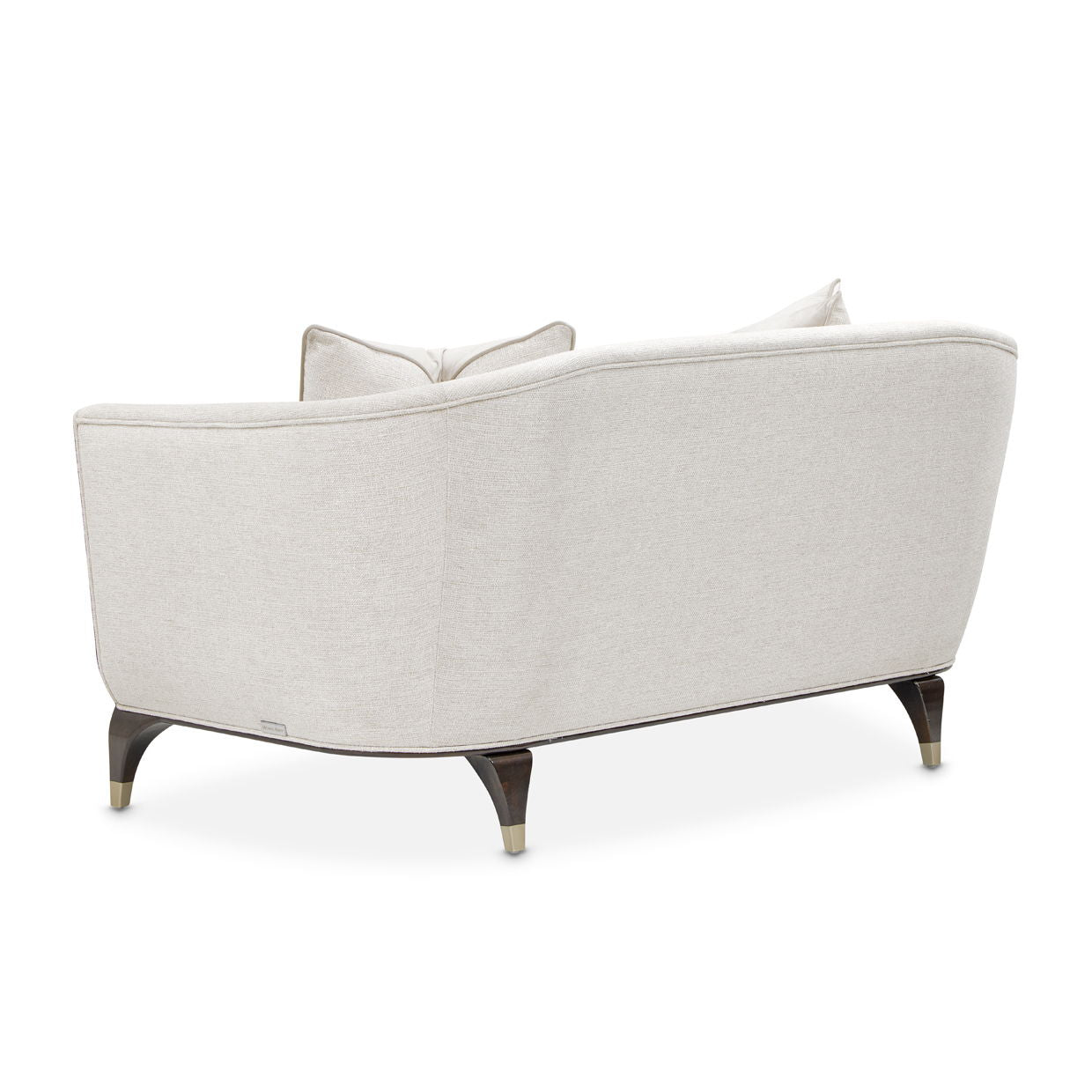 Paris Chic - Loveseat - Cremini / Espresso - Best Buy Furniture