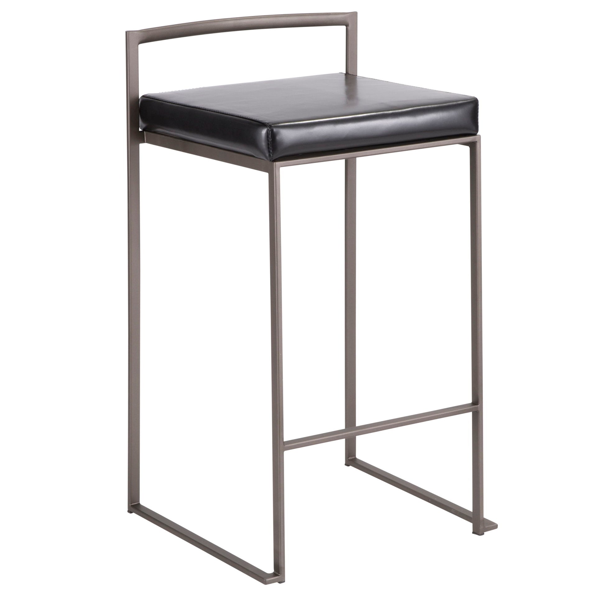 Fuji - Industrial Stackable Counter Stool Elegant Design - Best Buy Furniture