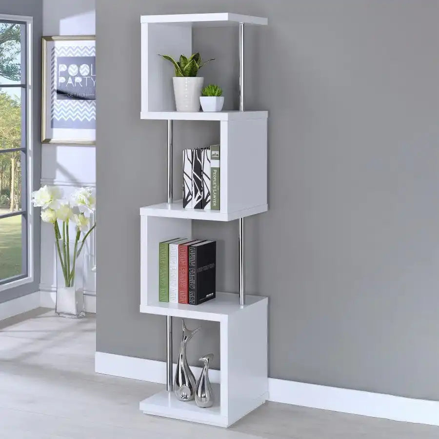 Baxter - 4-shelf Bookcase - Best Buy Furniture