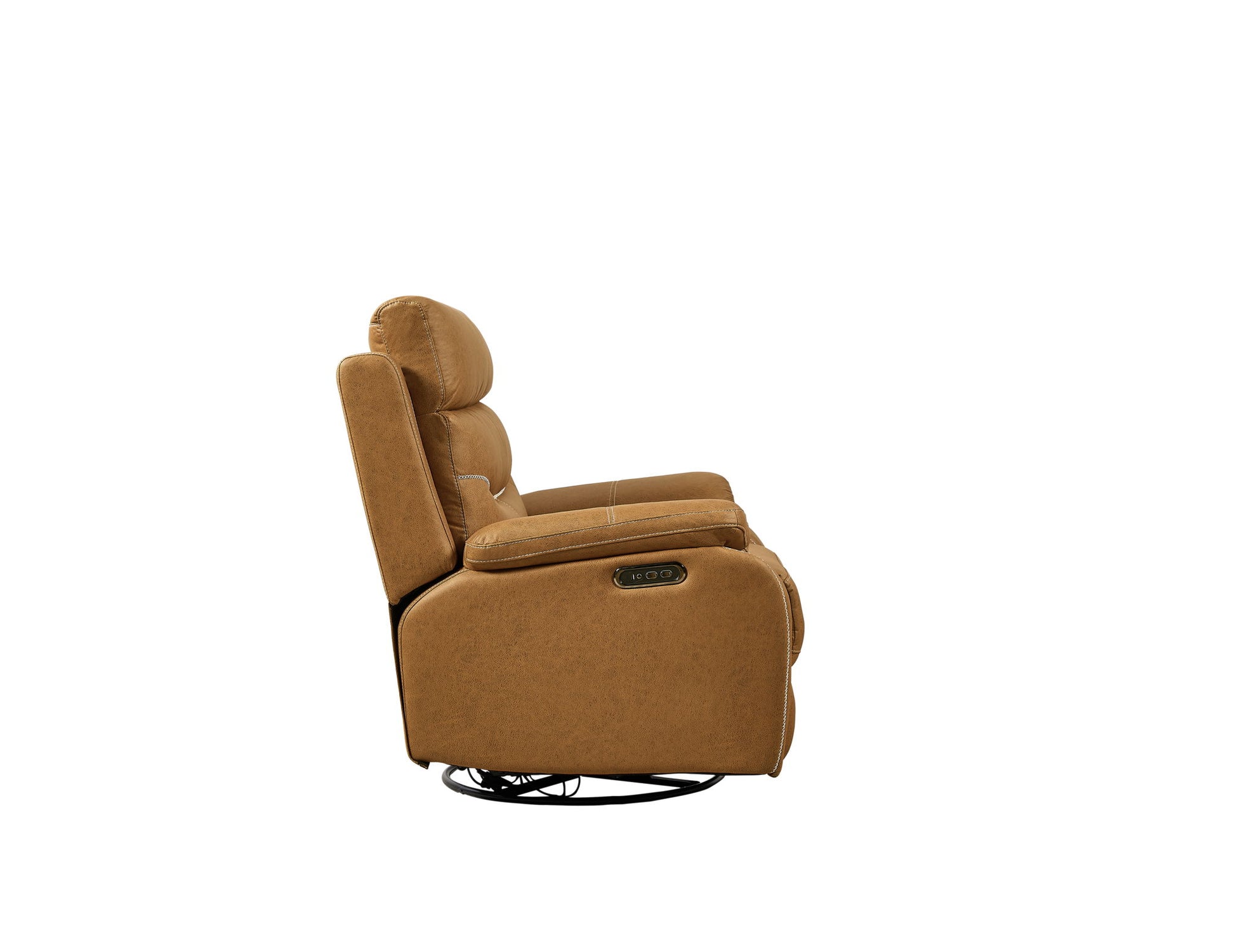 Dual Okin Motor Rocking And 240° Swivel Single Sofa Seat Recliner Chair Infinite Position, Head Rest With Power Function - Best Buy Furniture