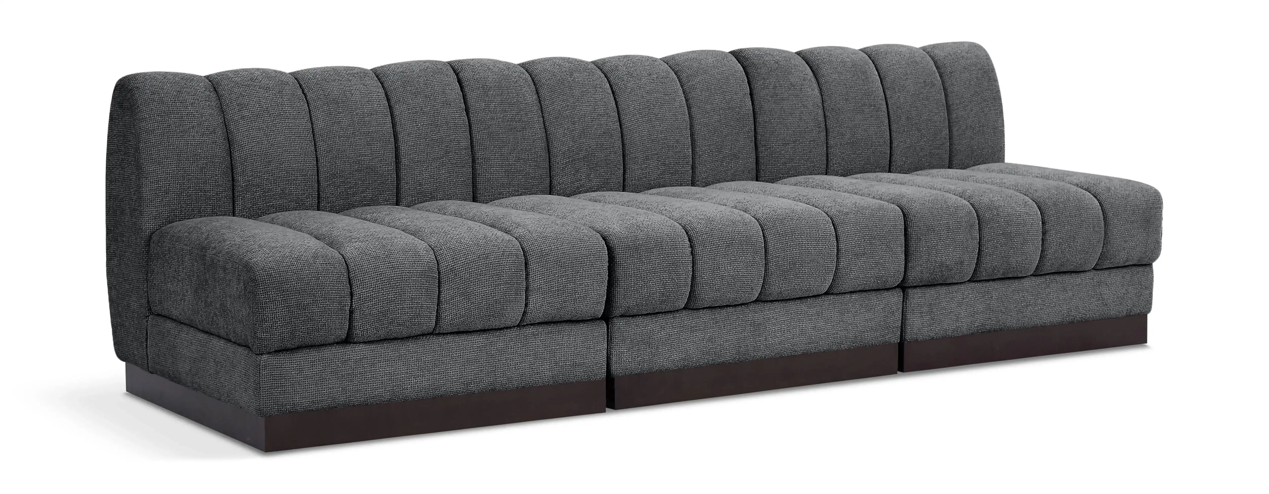 Quinn - 3 Seat Modular Armless Sofa - Best Buy Furniture