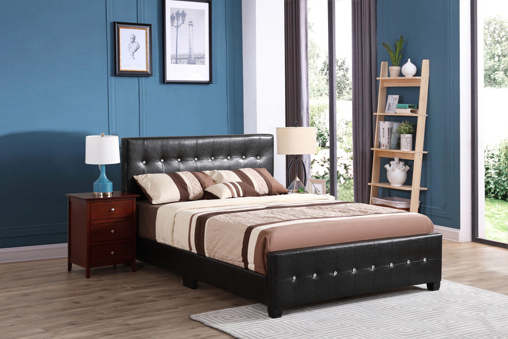 Stylish Transitional Bed - Best Buy Furniture