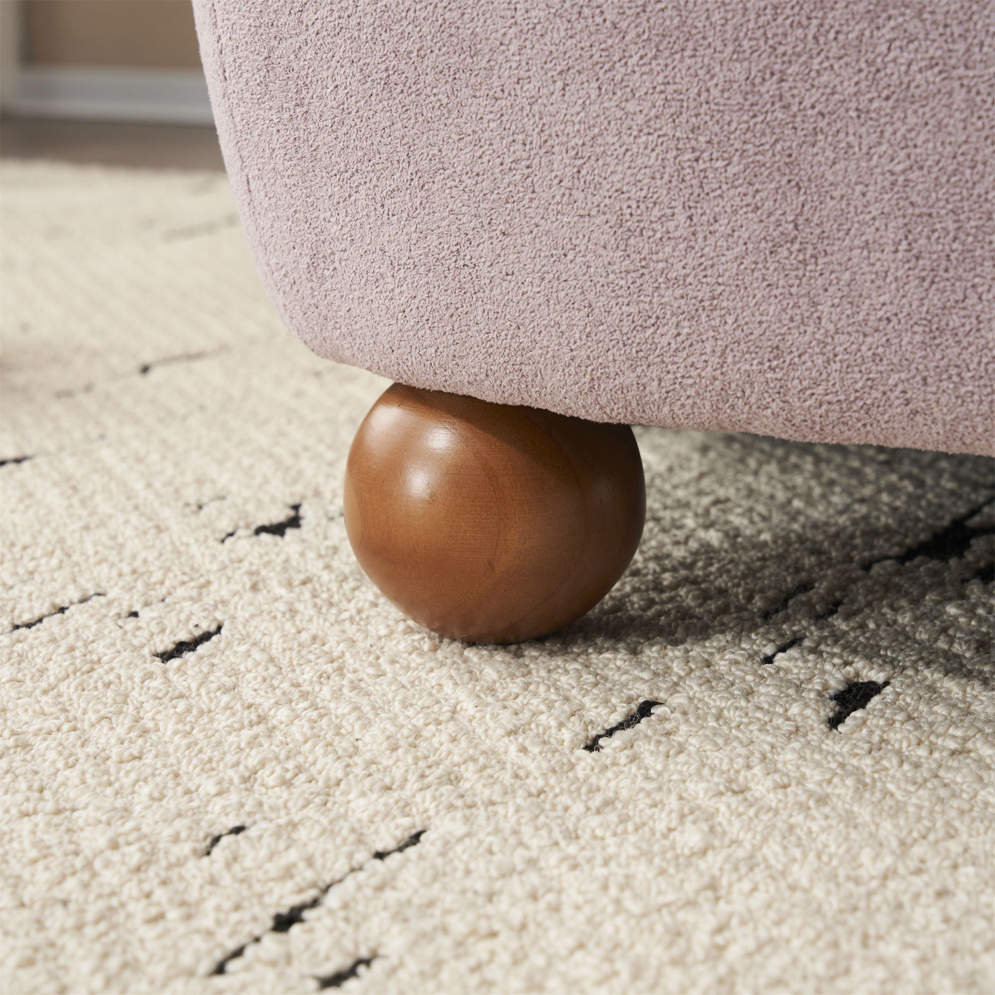 Modern Low Back Accent Upholstered Armless Living Room Chairs, Round Feet - Best Buy Furniture