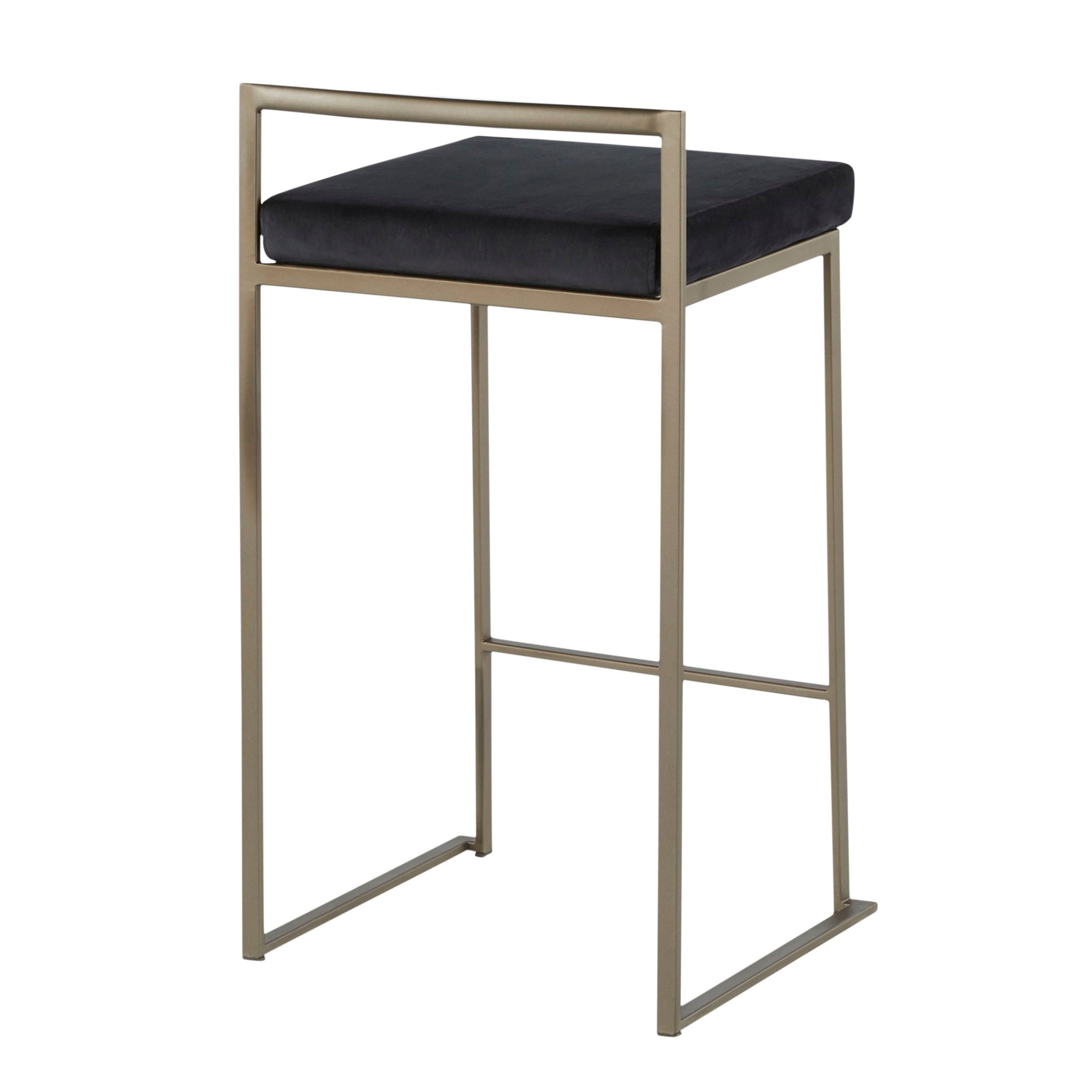 Fuji - Industrial Stackable Counter Stool Elegant Design - Best Buy Furniture