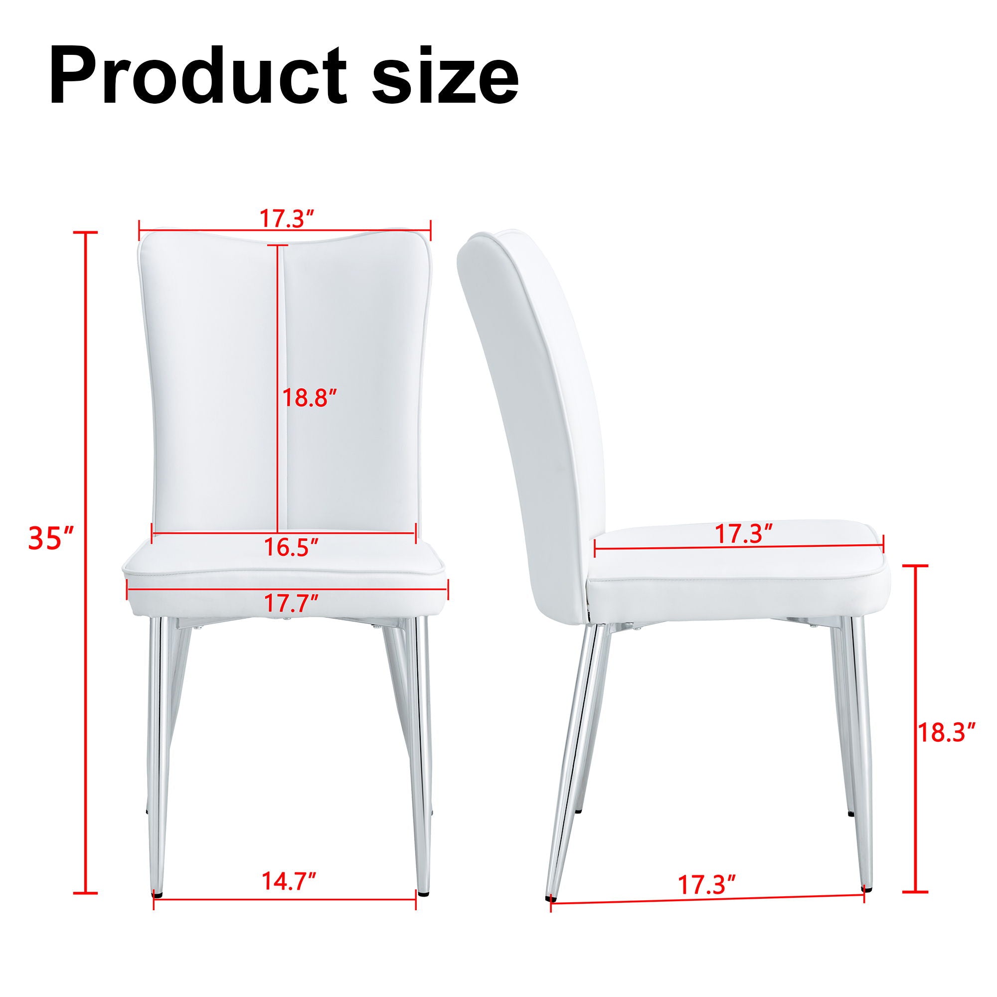 Modern Minimalist Dining Chairs With Metal Legs - Best Buy Furniture