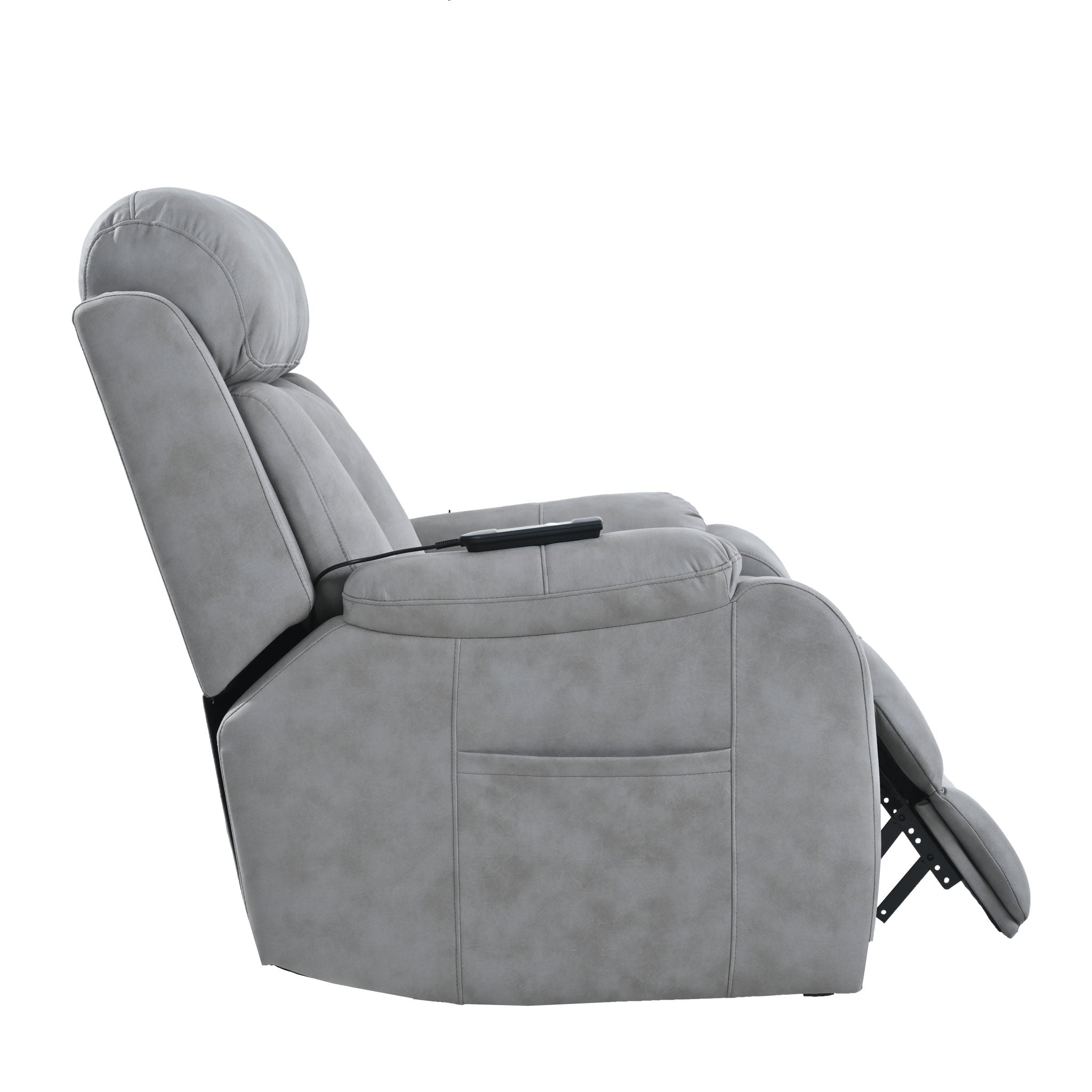 Lift Chair Recliner For Elderly Power Remote Control Recliner Sofa Relax Soft Chair Anti-Skid Australia Cashmere Fabric Furniture Living Room - Best Buy Furniture